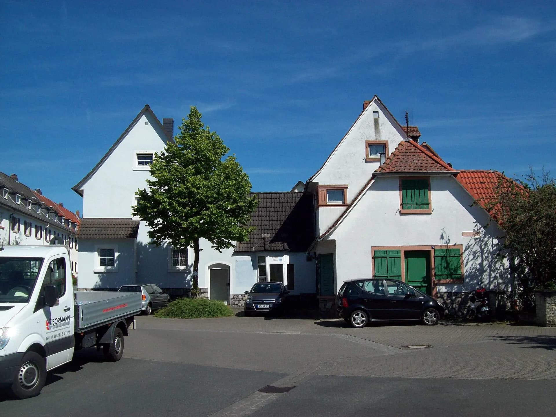 Siedlungshäuser in der Obernauer Kolonie in Aschaffenburg