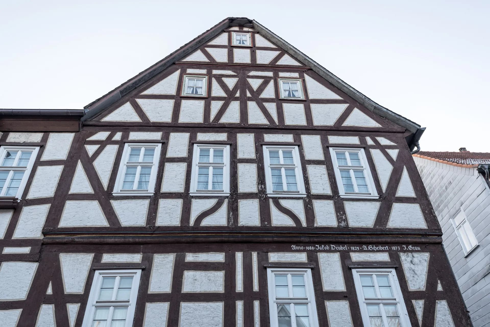 Fachwerkgiebel Obertor 7 in Wächtersbach