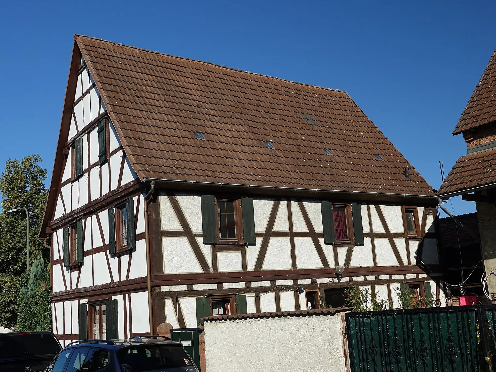 Giebelständiges Fachwerkhaus an der Obertorstraße in Hanau-Mittelbuchen