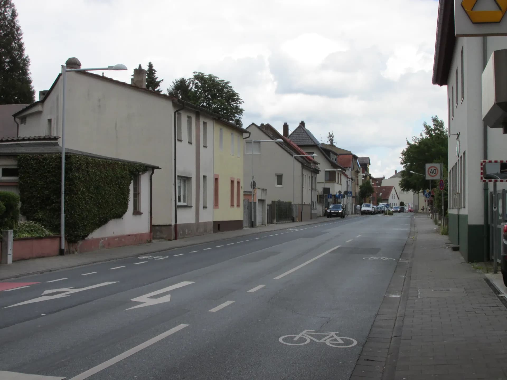 Altbauten an der Offenbacher Straße in Neu-Isenburg
