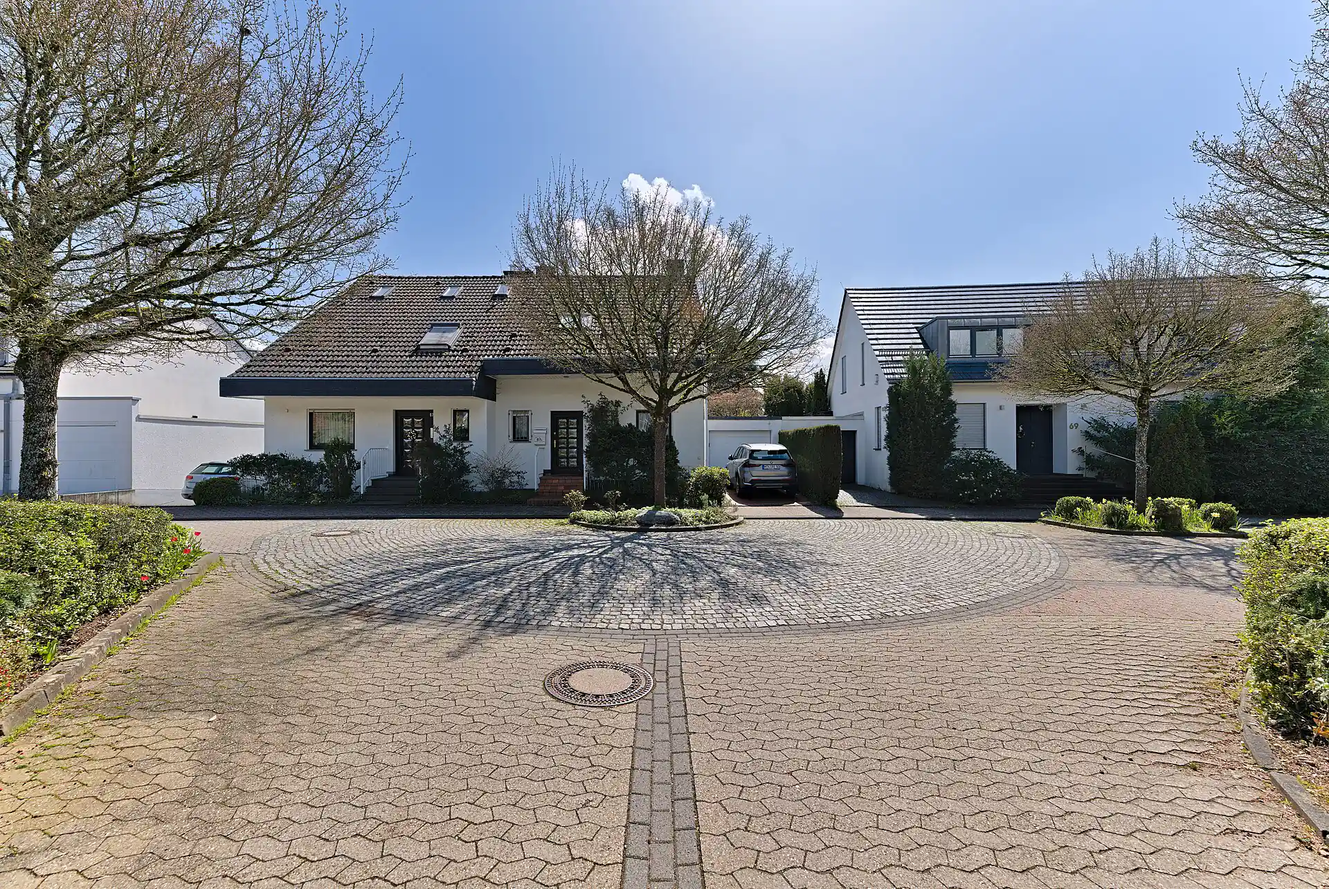 Wohnhäuser in der Oranienstraße in Bad Soden am Taunus