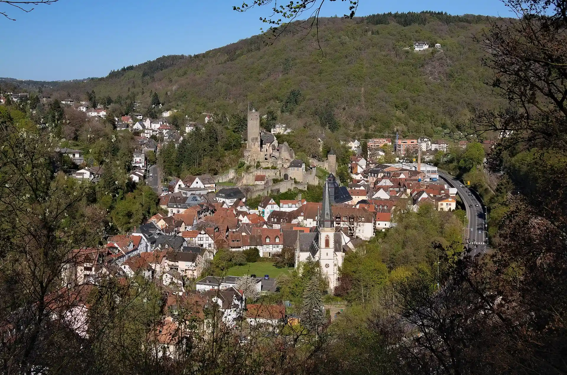 Ortsansicht von Eppstein im Schwarzbachtal