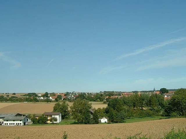 Ortsansicht des Stadtteils Erbstadt in Nidderau