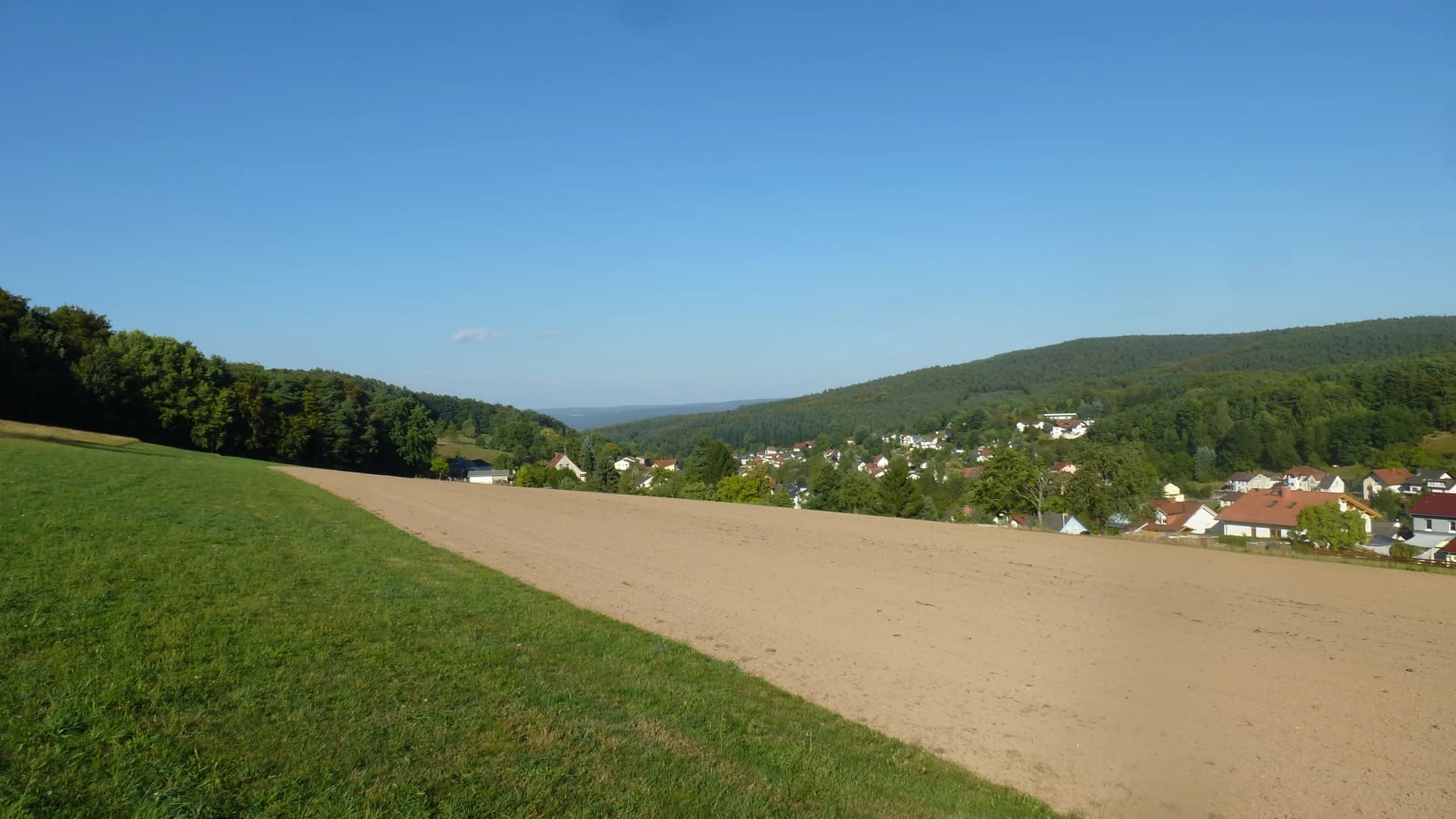 Ortsansicht von Haingrund im Odenwald in Lützelbach