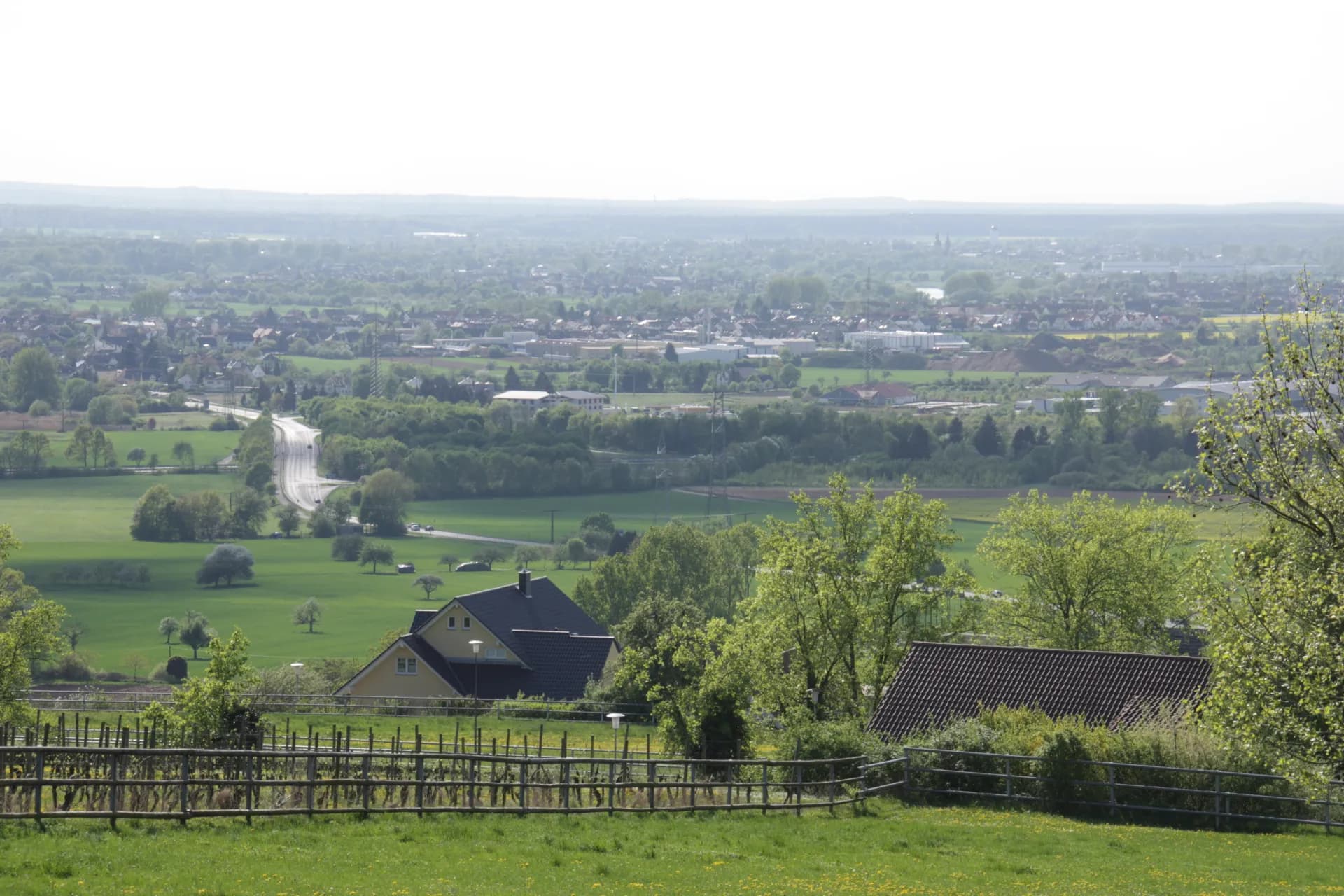 Blick von Hörstein auf Karlstein am Main
