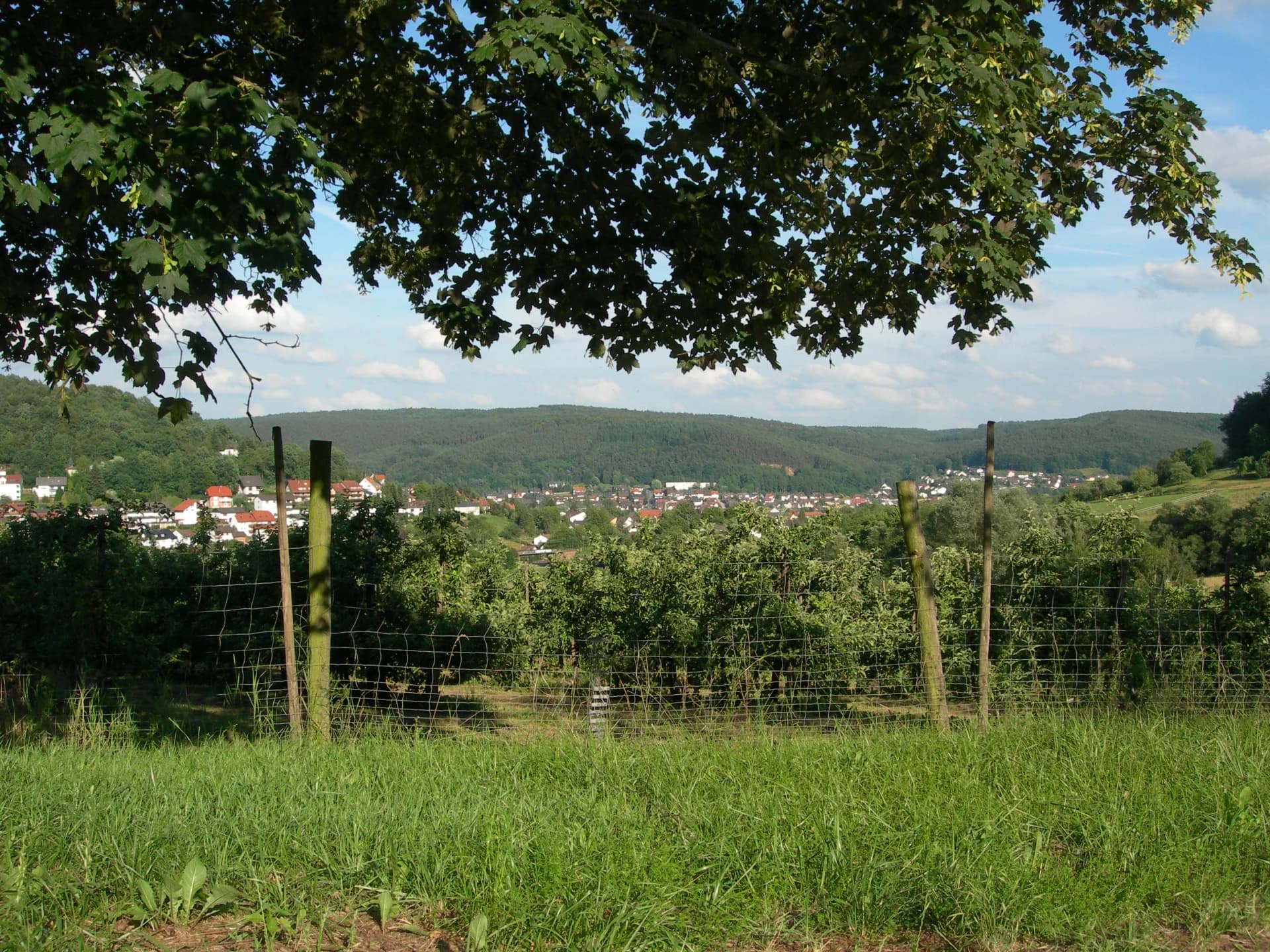 Ortsansicht von Höchst im Odenwald von Norden