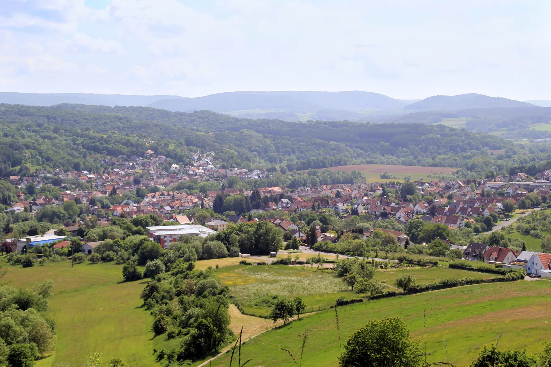 Ortsansicht von Mömbris im Kahlgrund