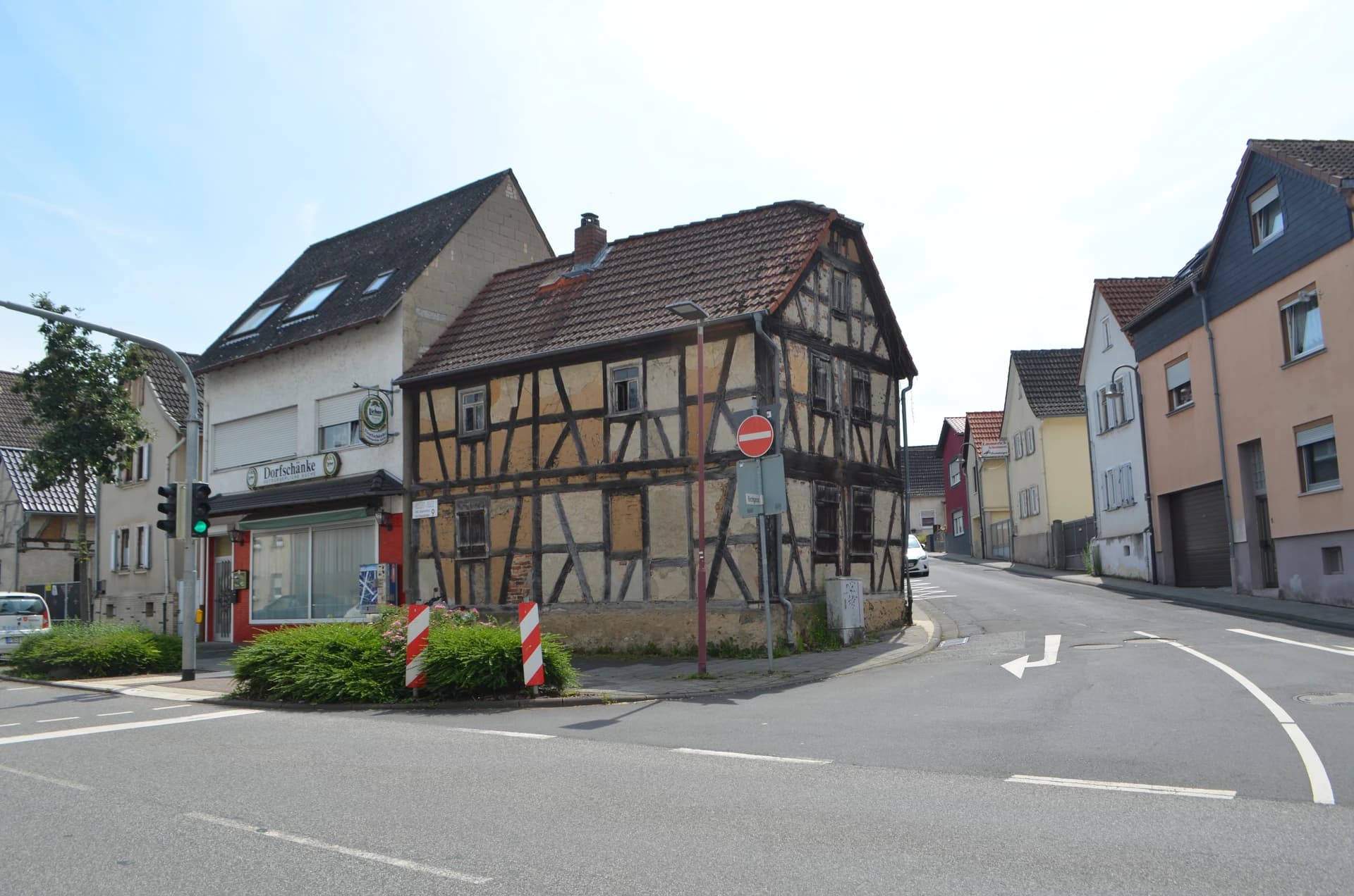 Ortskern an der Kirchgasse in Nieder-Florstadt