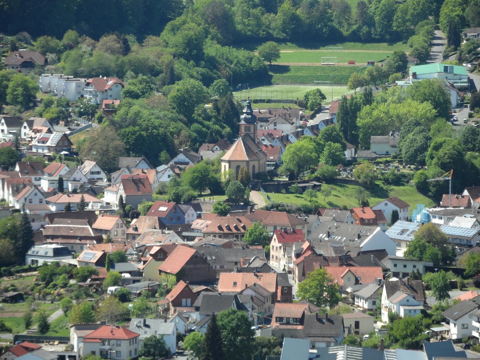 Ortskern von Sandbach in Breuberg