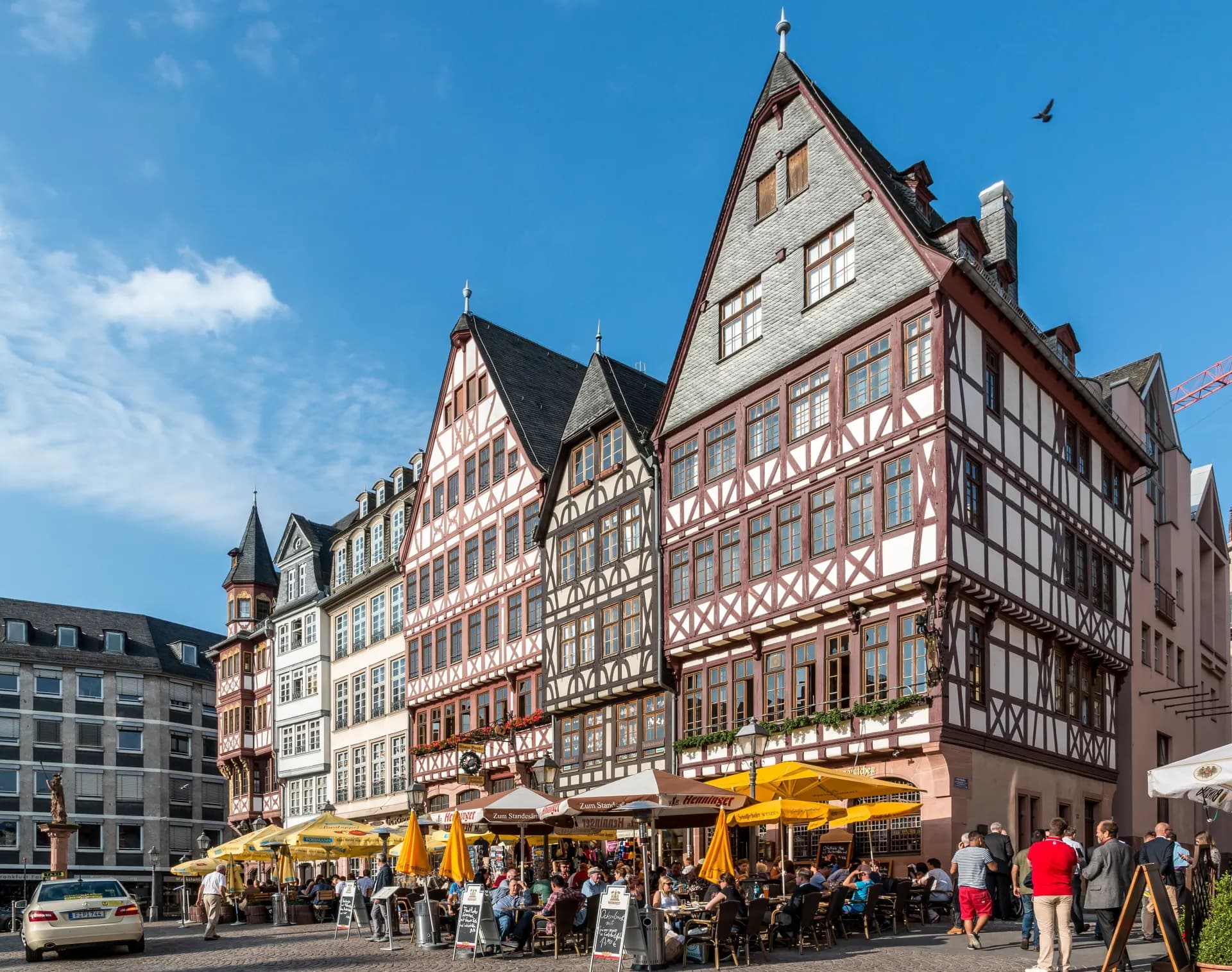 Ostzeile am Samstagsberg in der Frankfurter Altstadt