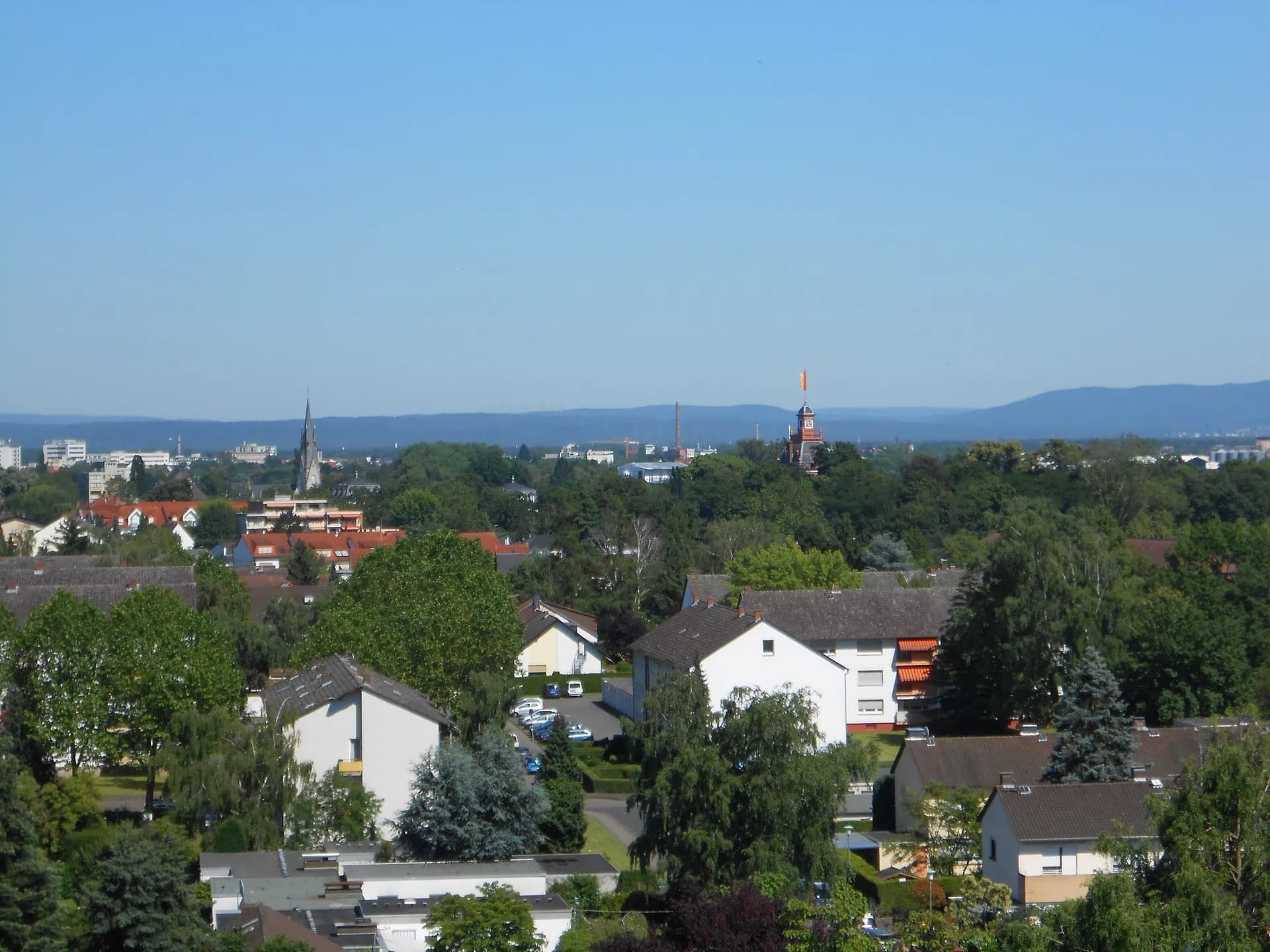 Wohngebiet zwischen Philippsruhe und Friedenskirche in Hanau-Kesselstadt