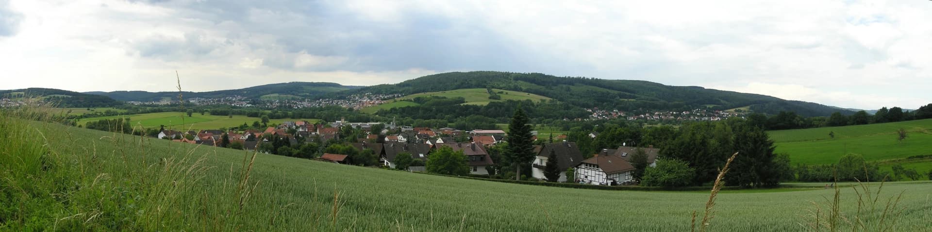 Panoramablick auf Wächtersbach