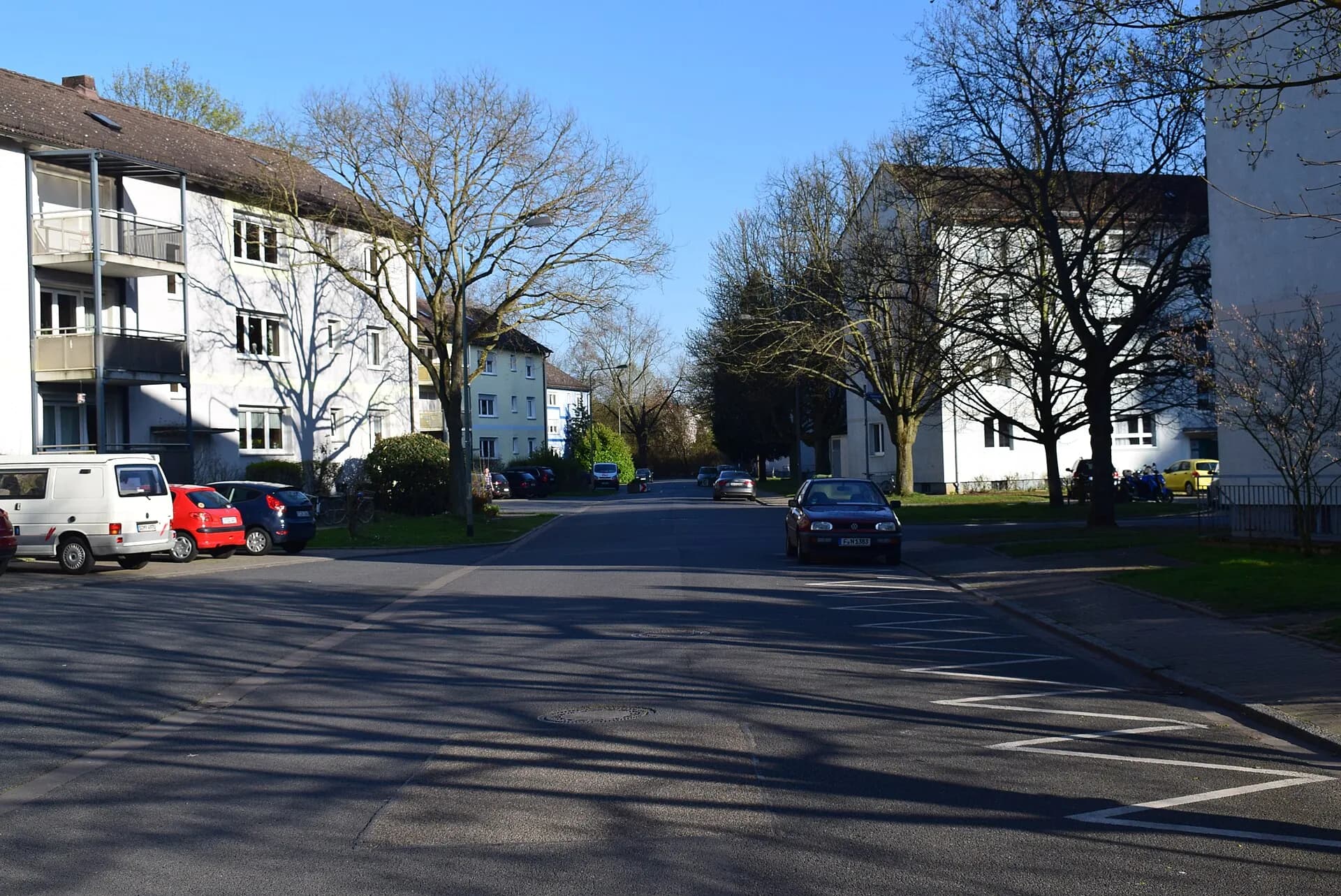 Paquetstraße in Frankfurt Ginnheim
