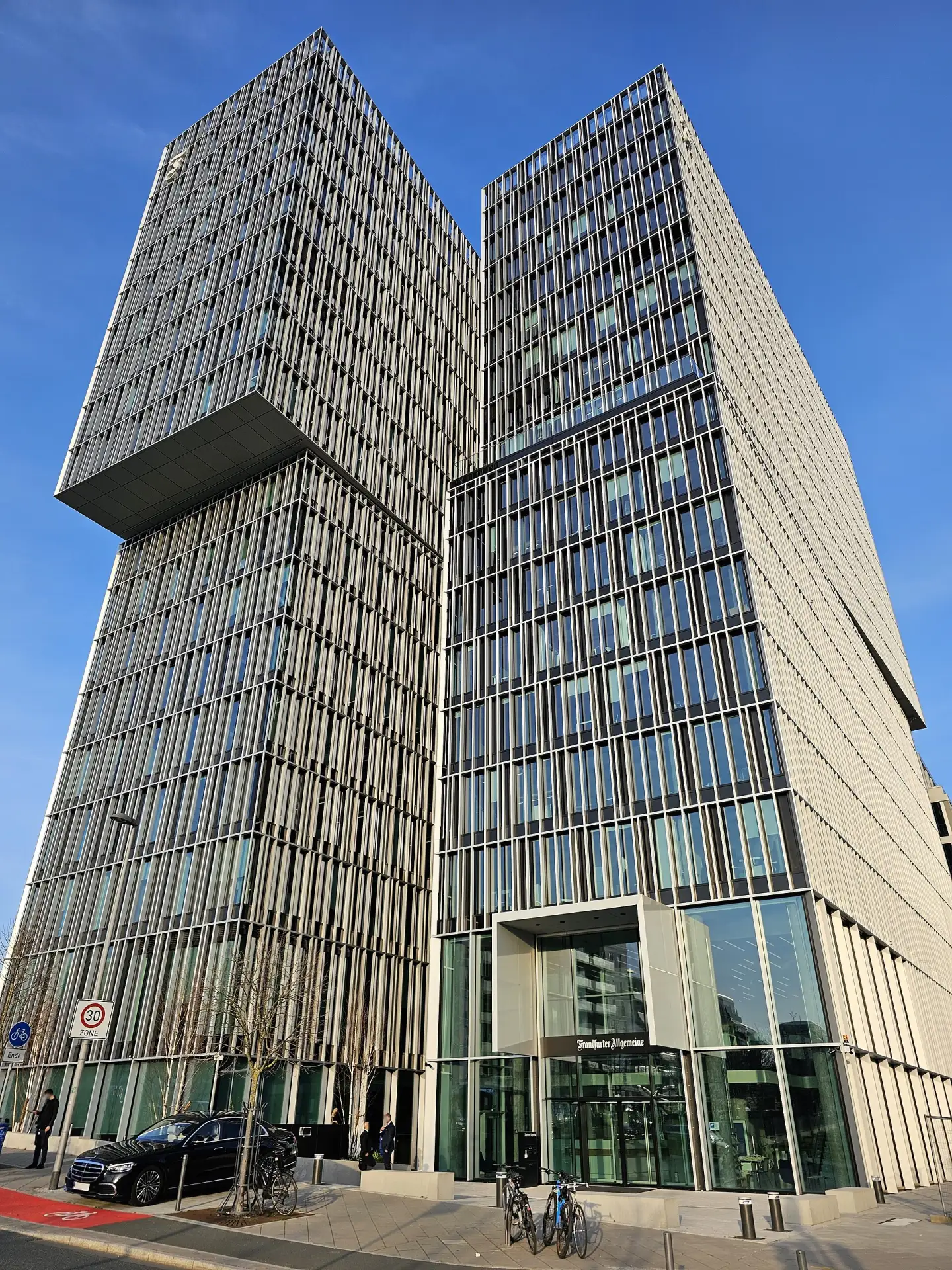 Bürogebäude an der Pariser Straße im Frankfurter Gallus