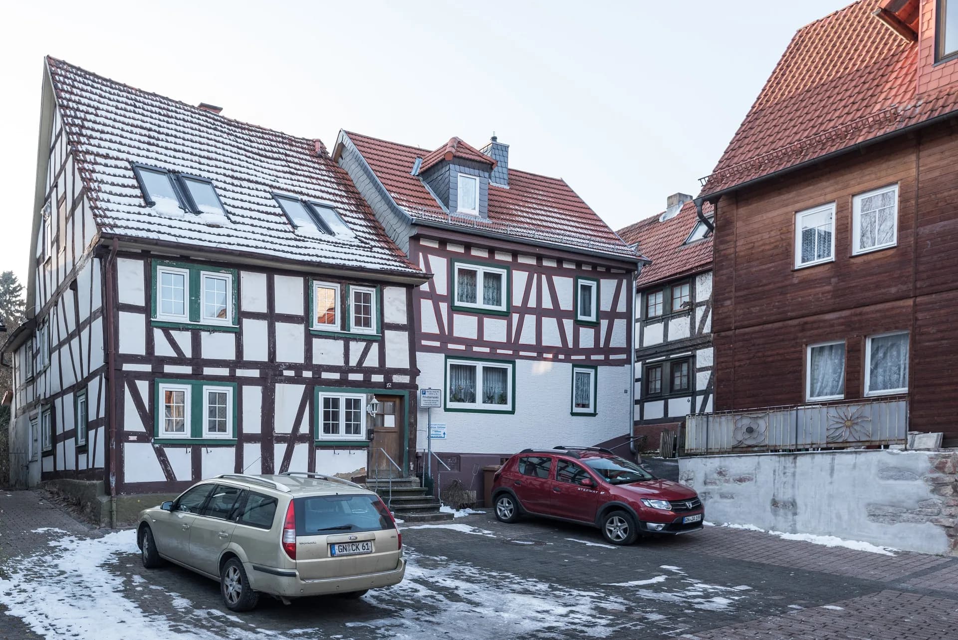 Fachwerkhäuser Pfarrgasse 12 und 10 in Wächtersbach