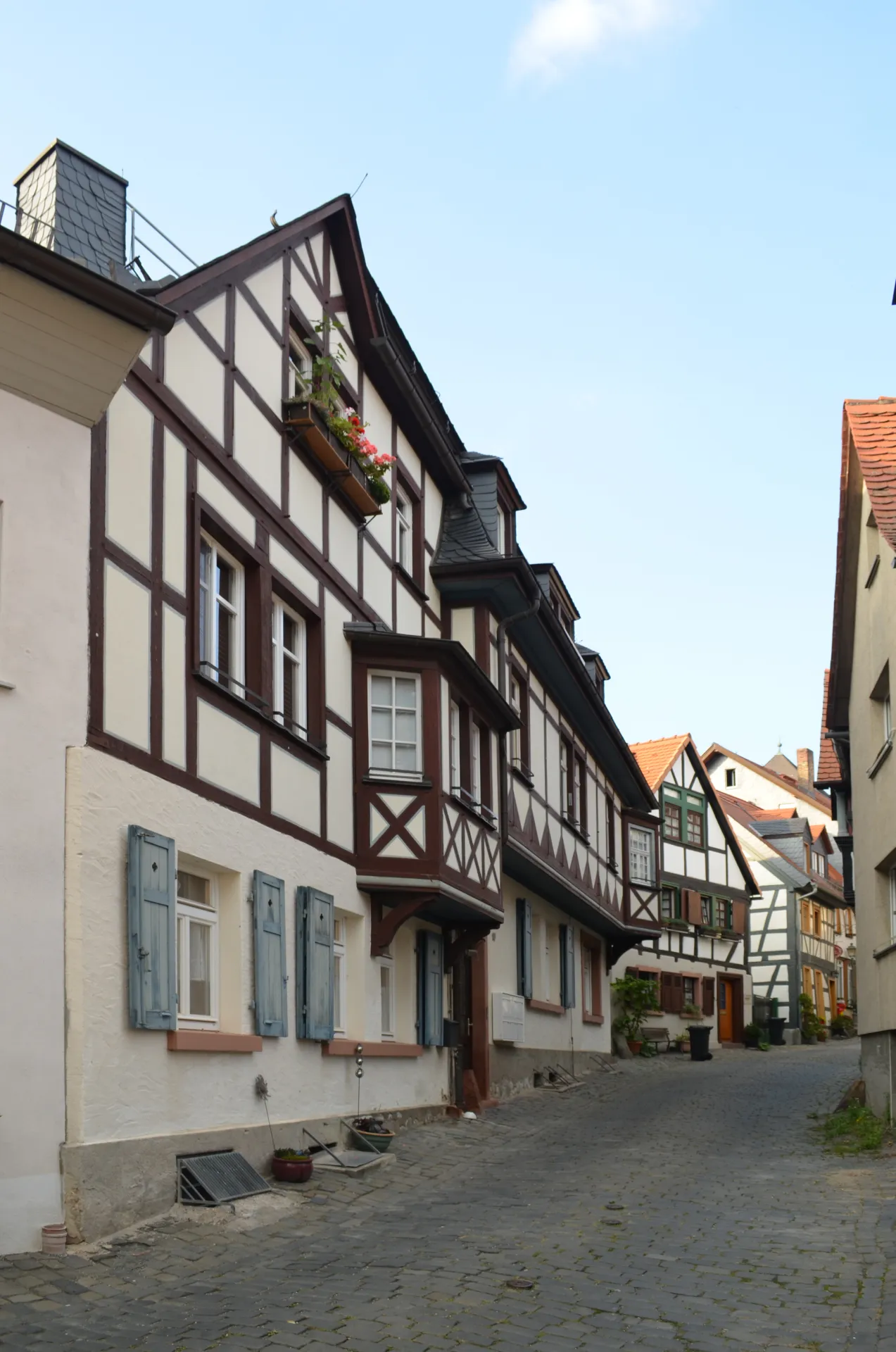 Fachwerkzeile an der Pferdstraße in Kronberg im Taunus
