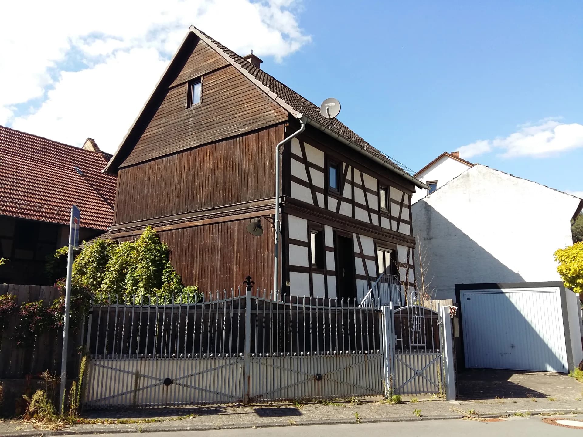 Fachwerkscheune in der Pfirschbacher Straße 25 in Höchst im Odenwald