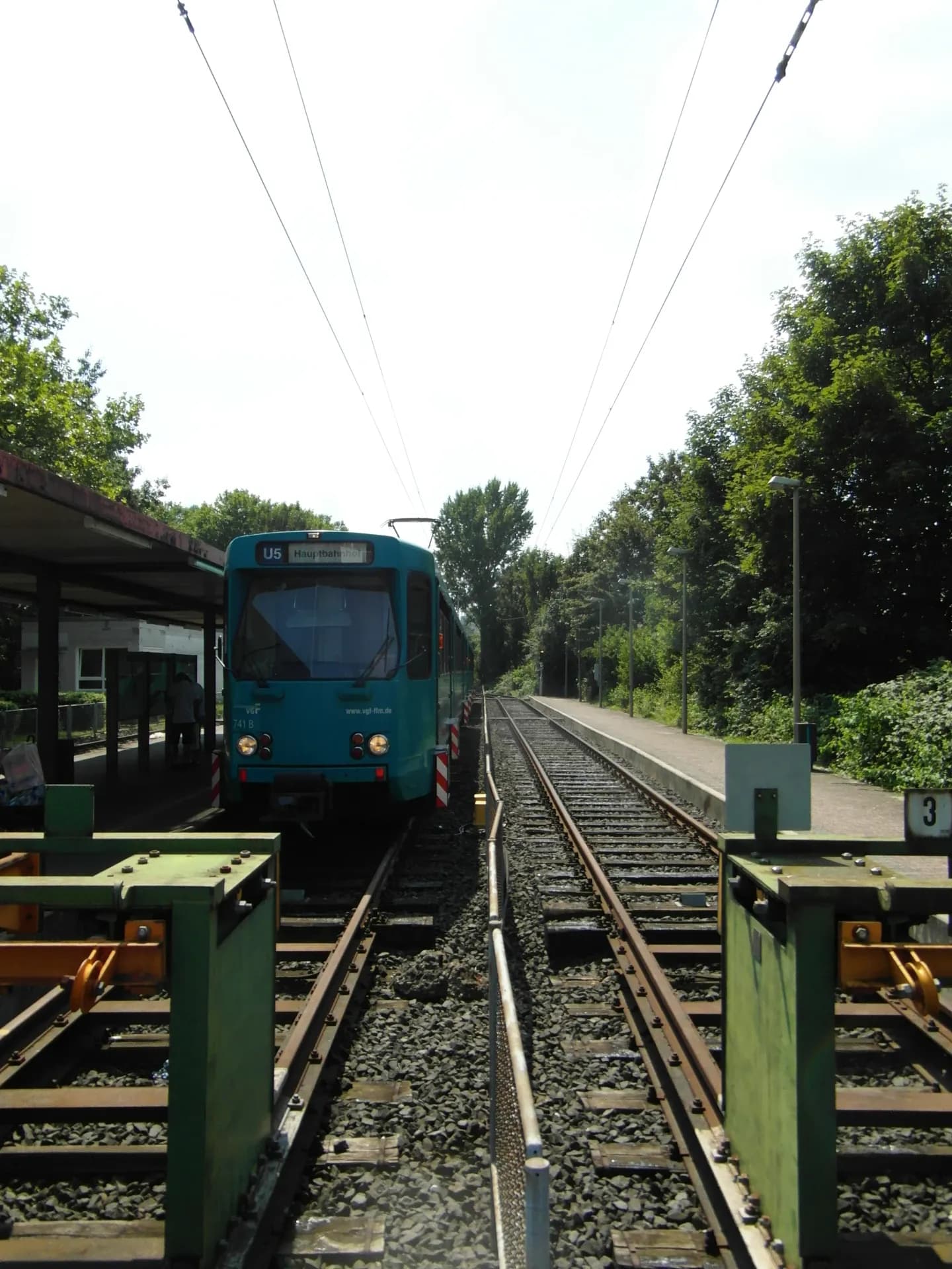 Stadtbahnstation Preungesheim in Frankfurt