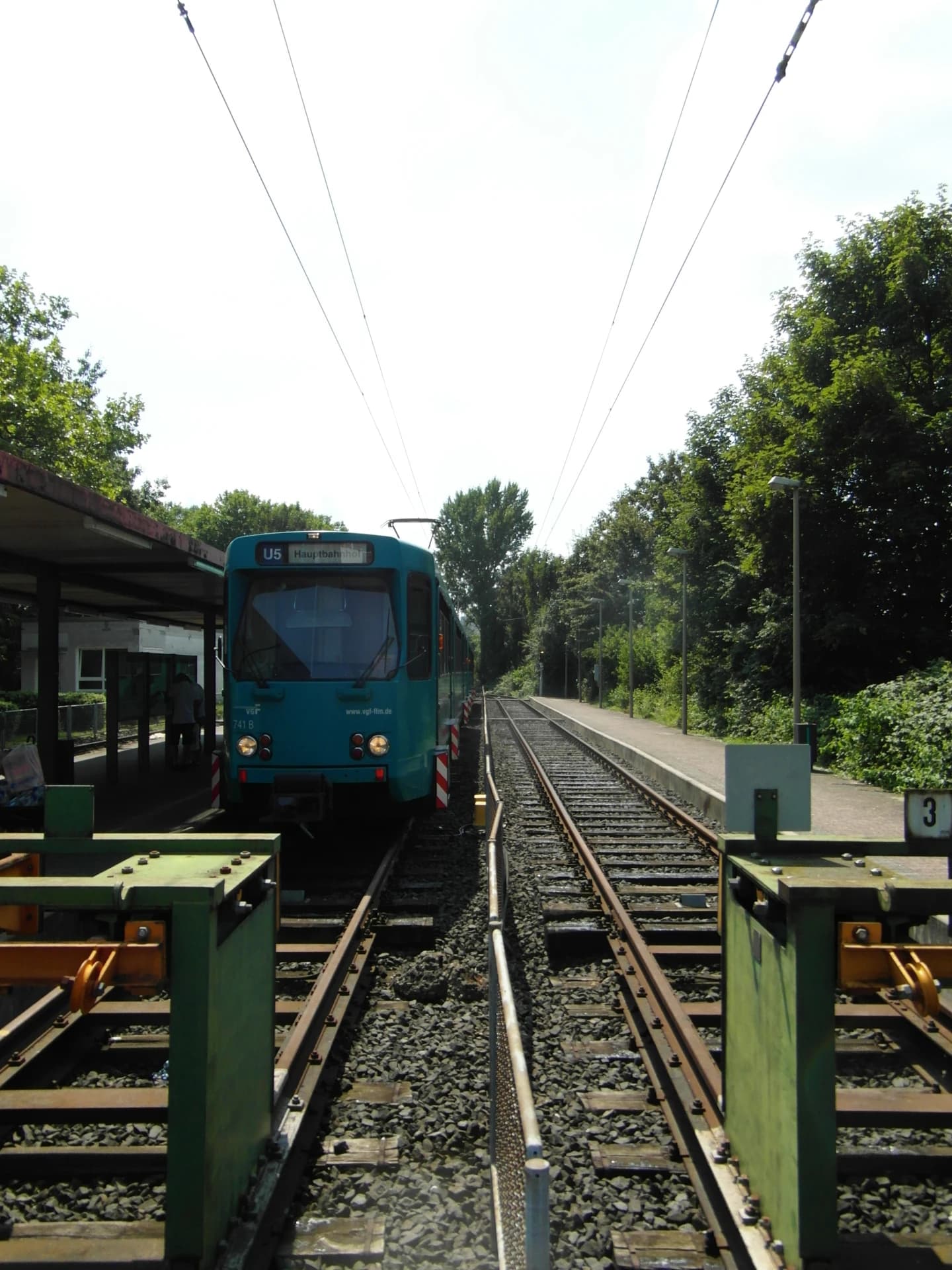 Stadtbahnstation Preungesheim in Frankfurt