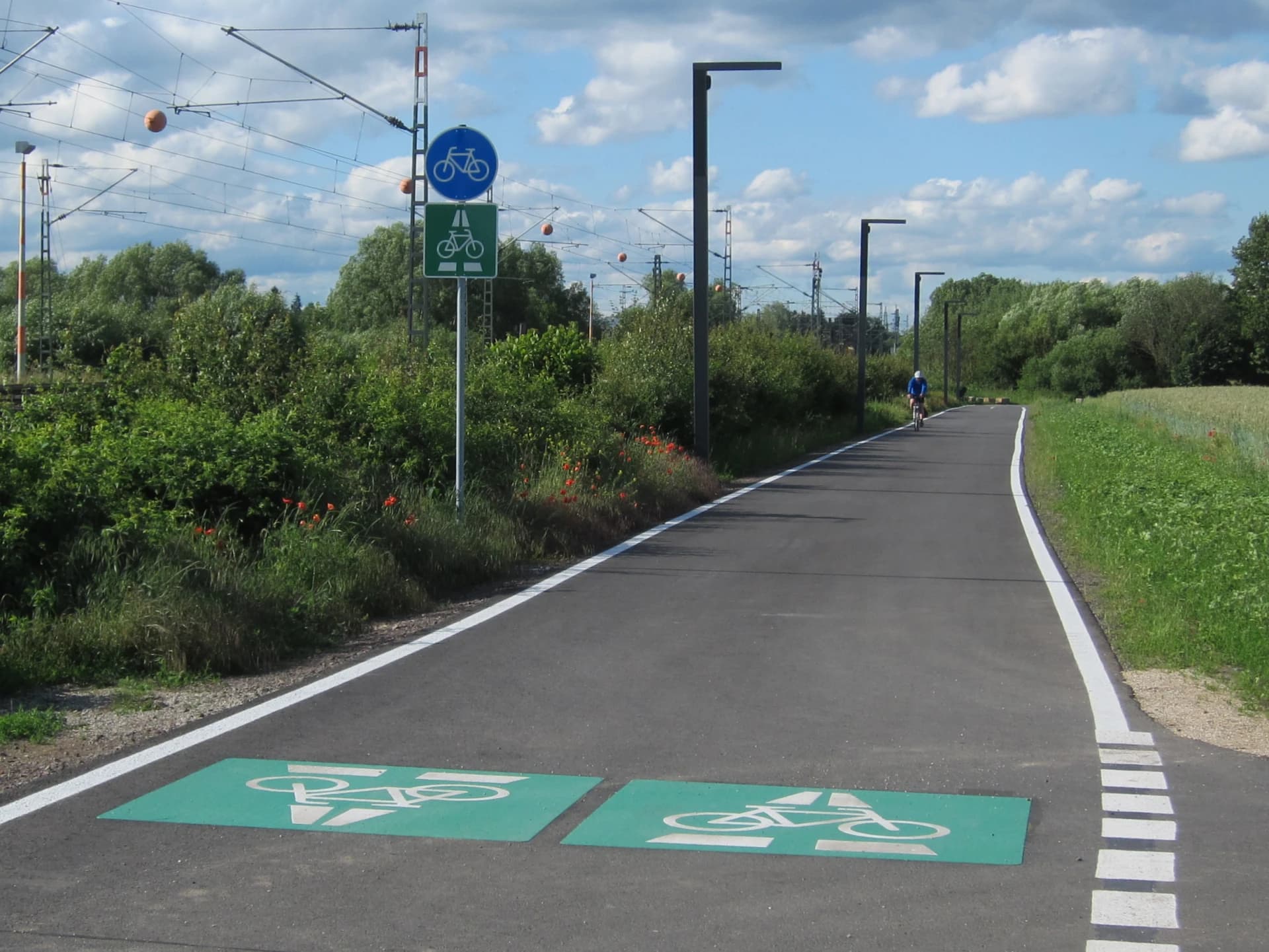 Radschnellweg bei Egelsbach
