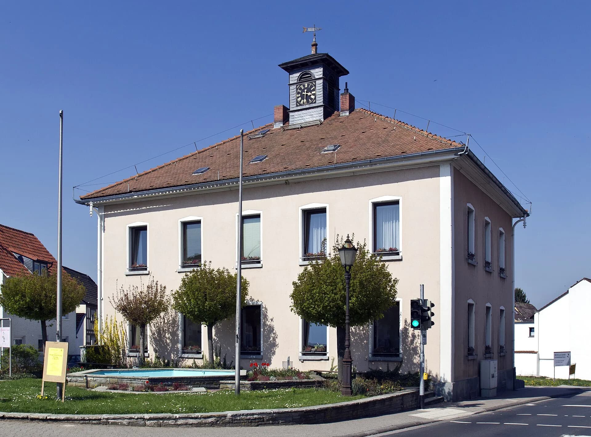 Rathaus im Ortsteil Büdesheim in Schöneck