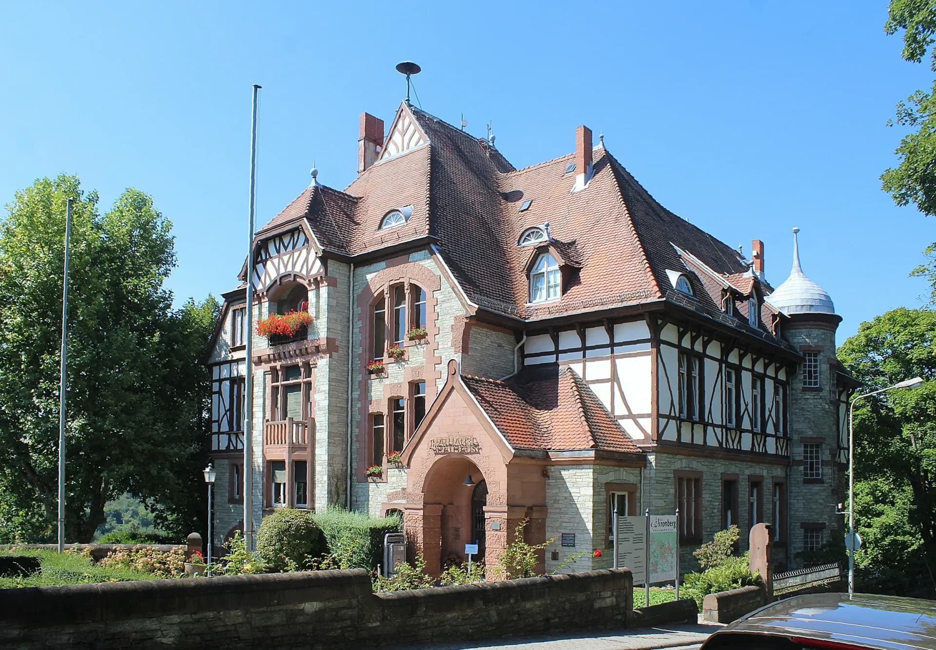 Rathaus von Kronberg im Taunus