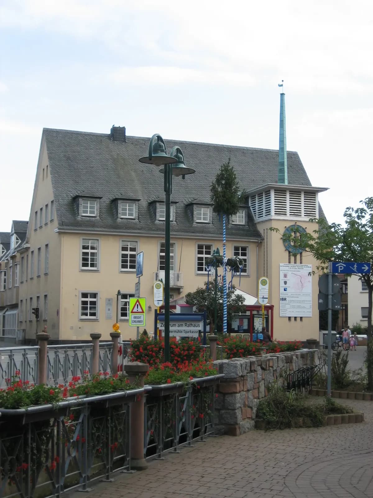 Rathaus am Zentrum in Ober-Ramstadt