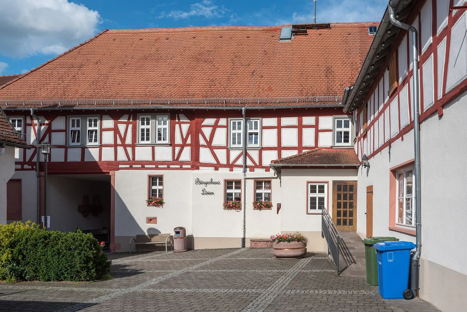Hofanlage in der Rathausgasse in Schaafheim
