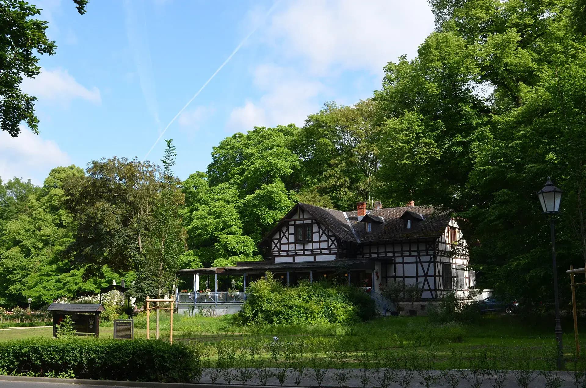 Restaurant am Römerbrunnen im Kurpark in Bad Homburg
