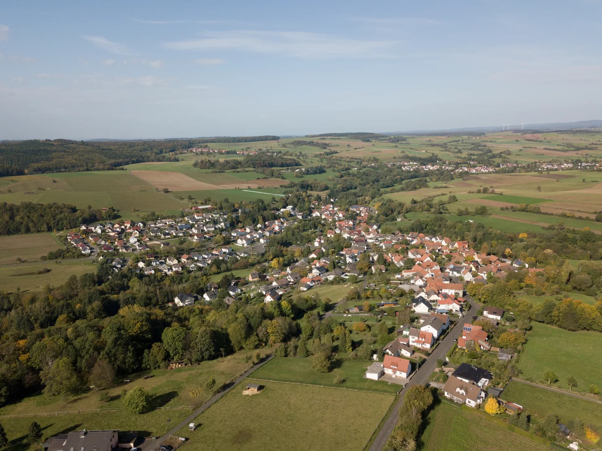 Luftbild von Büdingen-Rinderbügen
