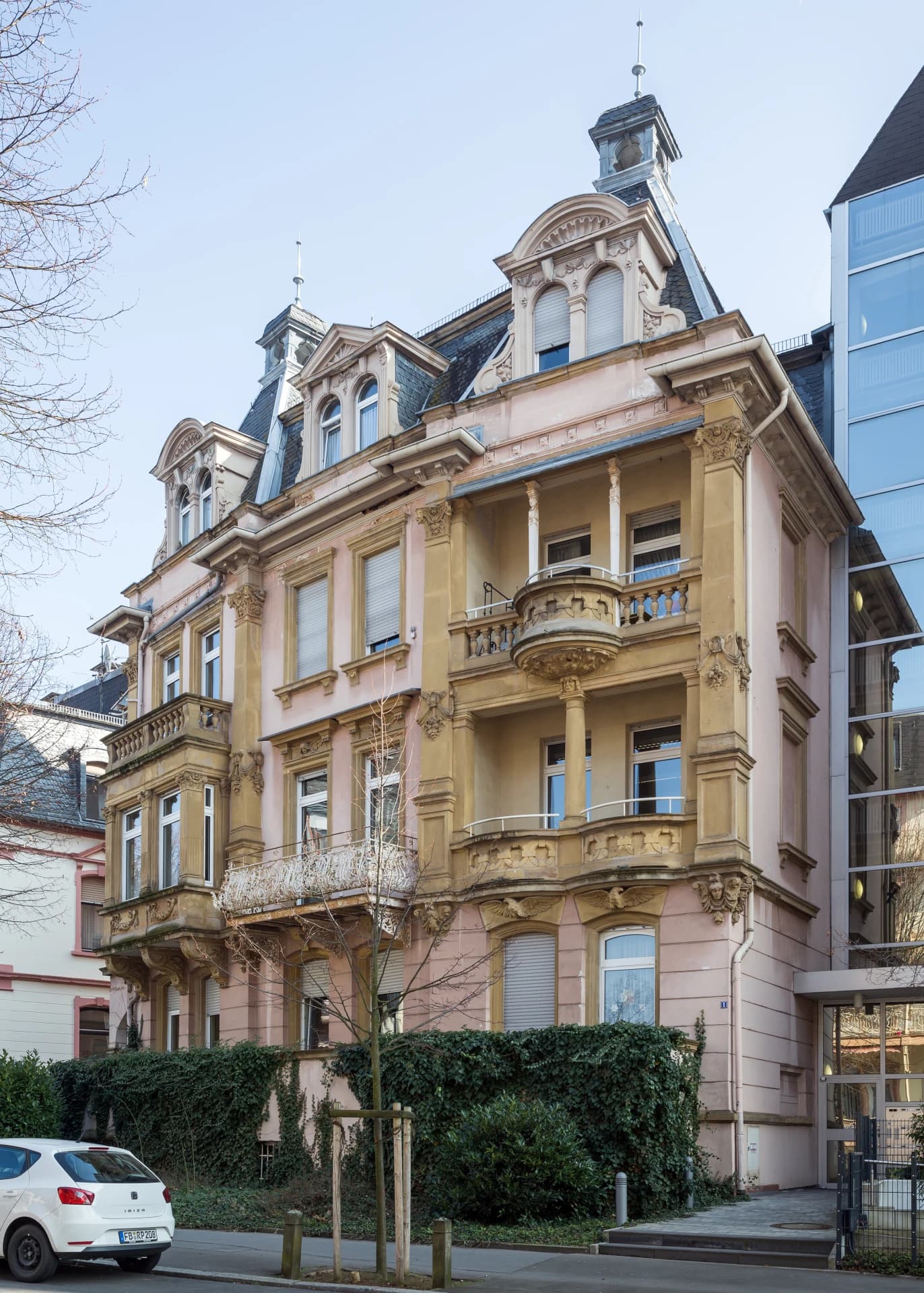 Gründerzeithaus in der Rittershausstraße 1 in Bad Nauheim