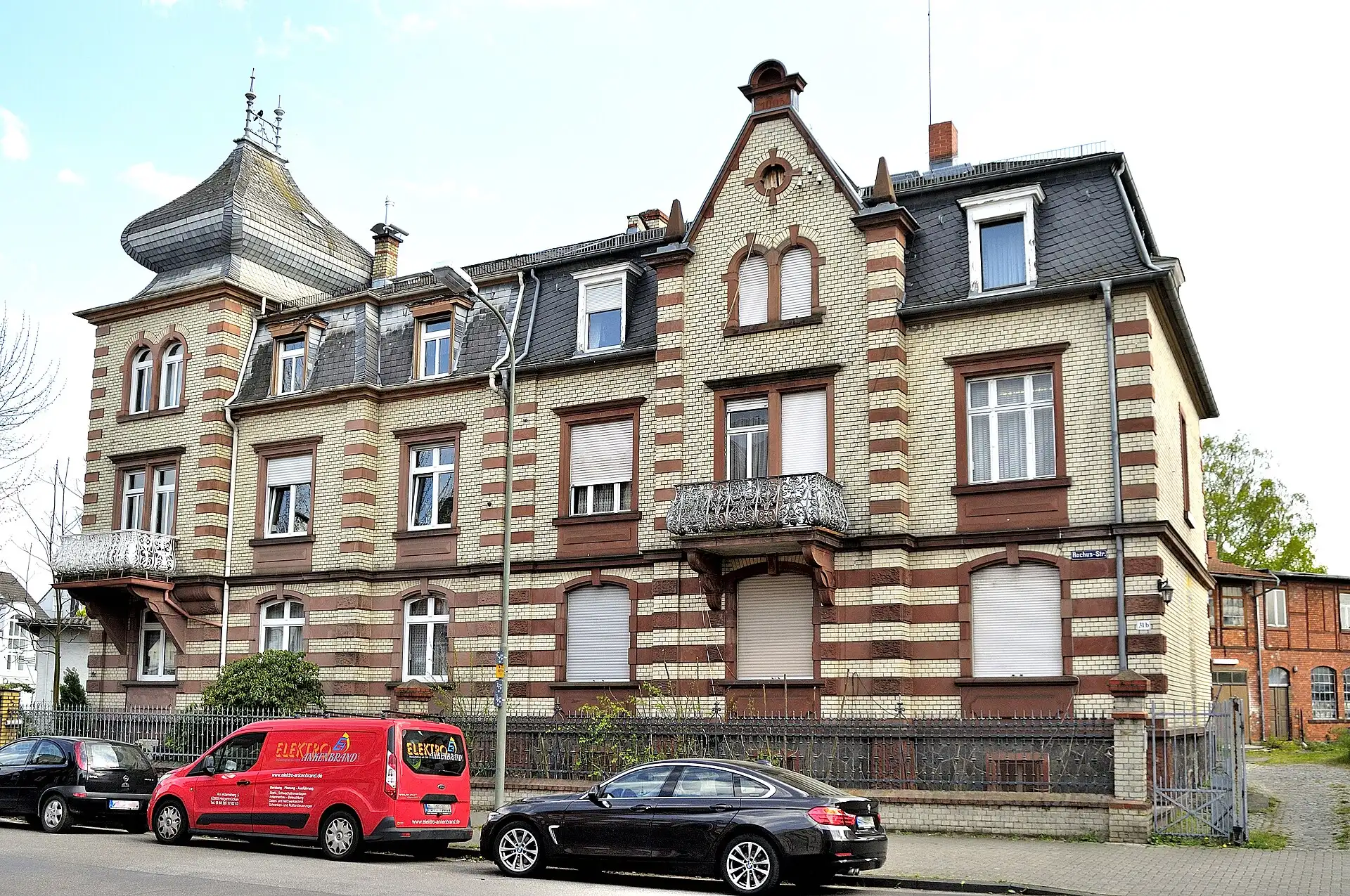 Gründerzeithaus in der Rochusstraße in Hanau-Großauheim