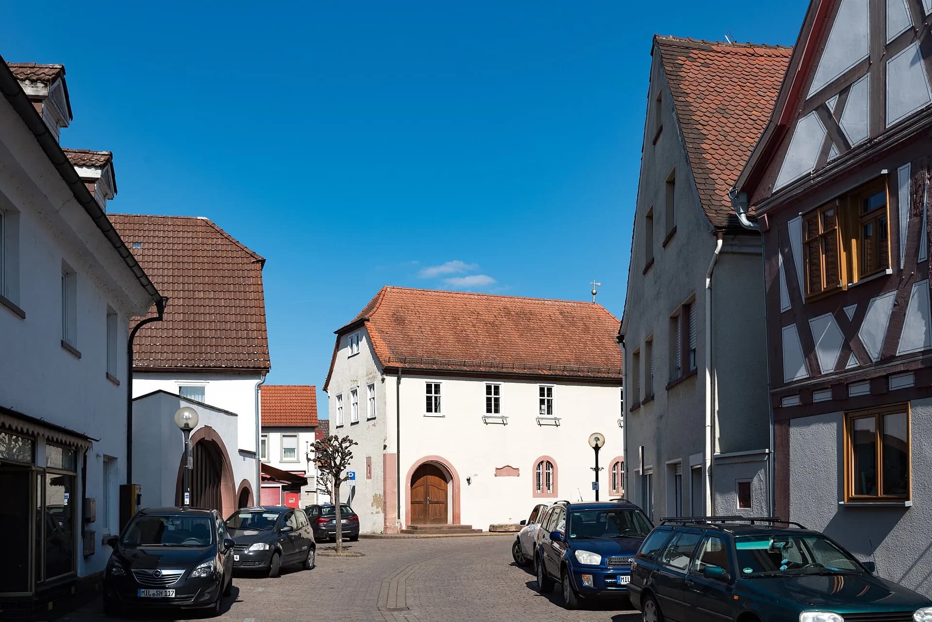 Straßenzug am Römer in Kleinwallstadt