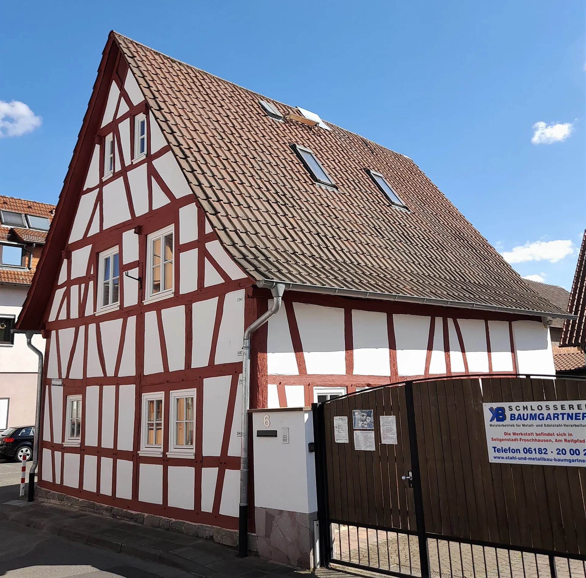 Fachwerkhaus in der Römerstraße 6 in Hainburg-Klein-Krotzenburg