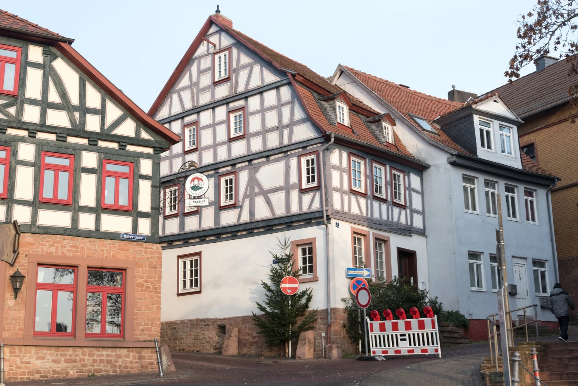 Häuserzeile Röthergasse 8 in Gelnhausen