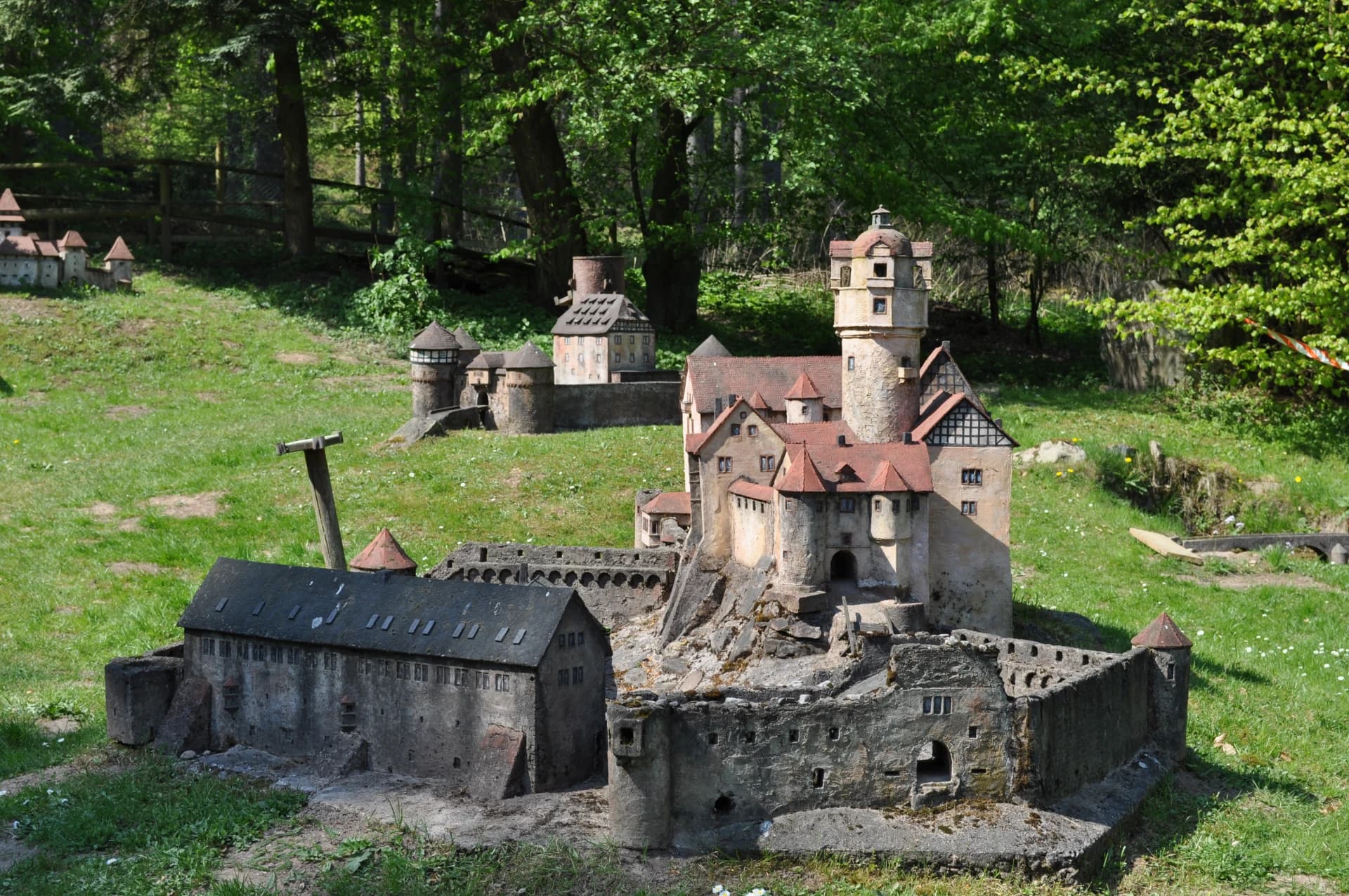 Miniaturmodell der Ronneburg bei Büdingen
