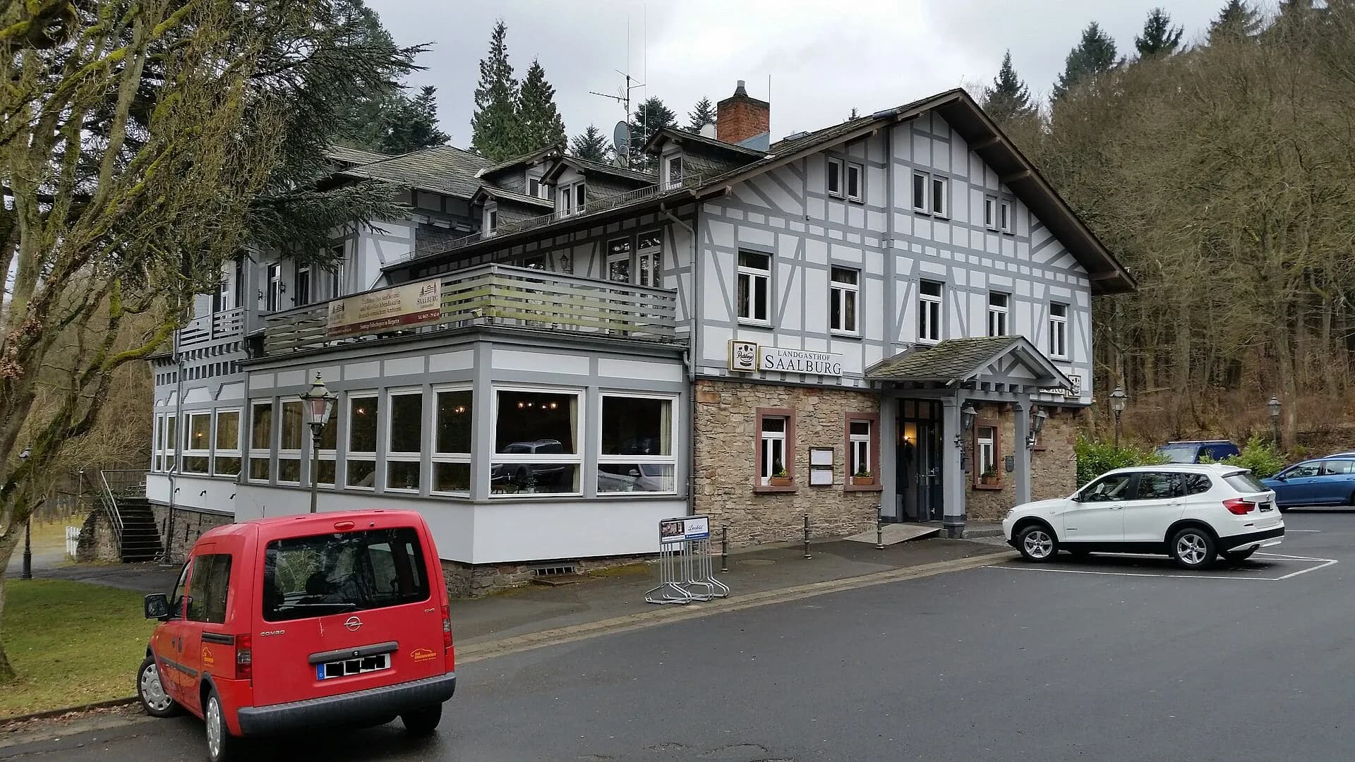 Saalburgrestaurant am Römerkastell bei Bad Homburg-Dornholzhausen