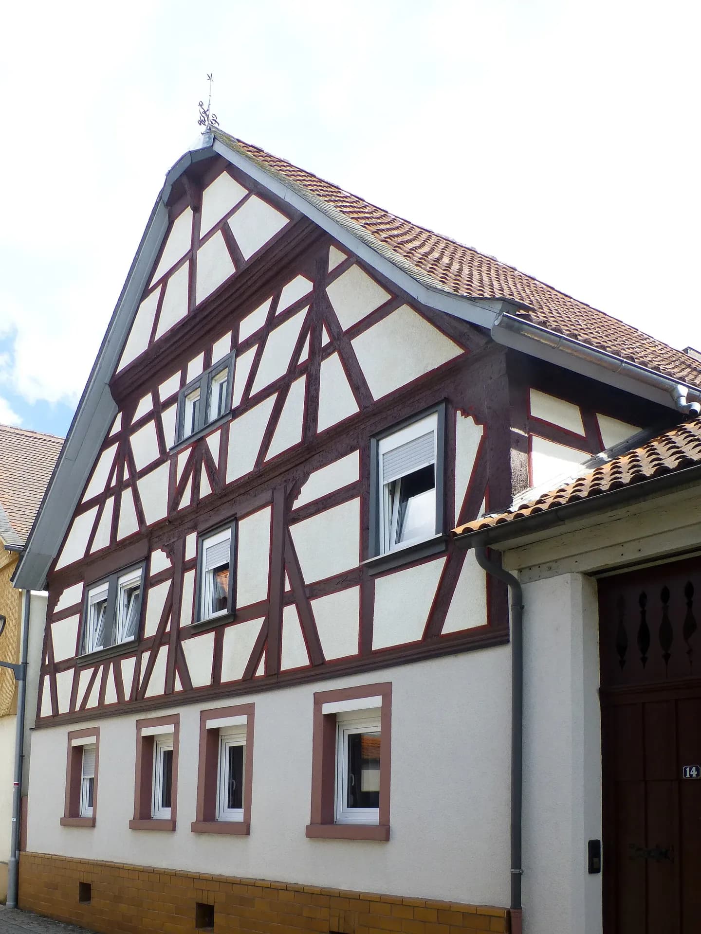 Fachwerkhaus in der Sackgasse 14 in Babenhausen