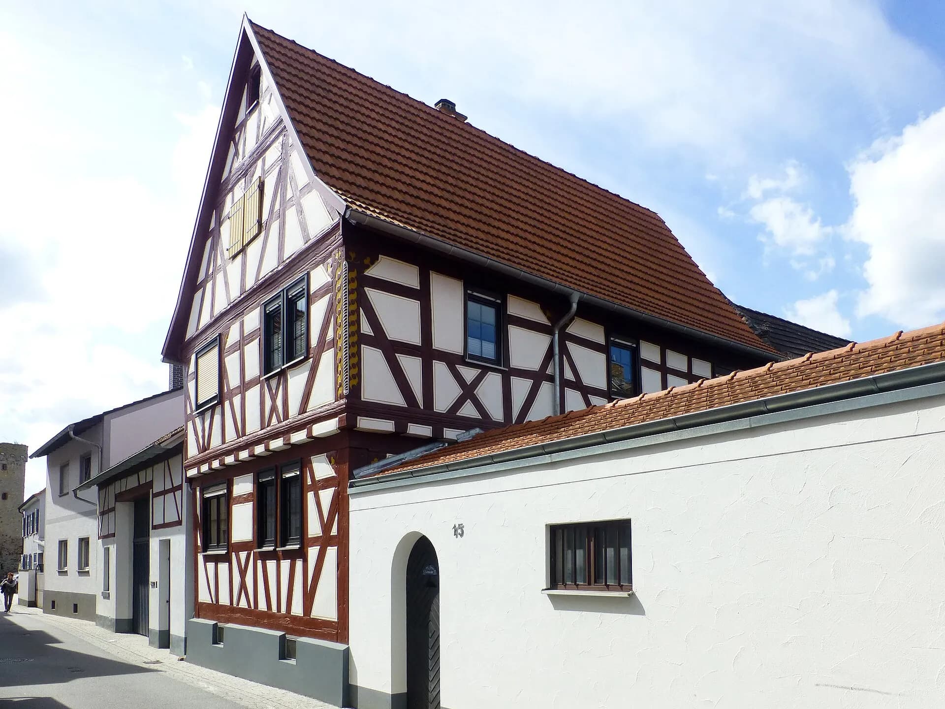 Fachwerkhaus in der Sackgasse 15 in Babenhausen