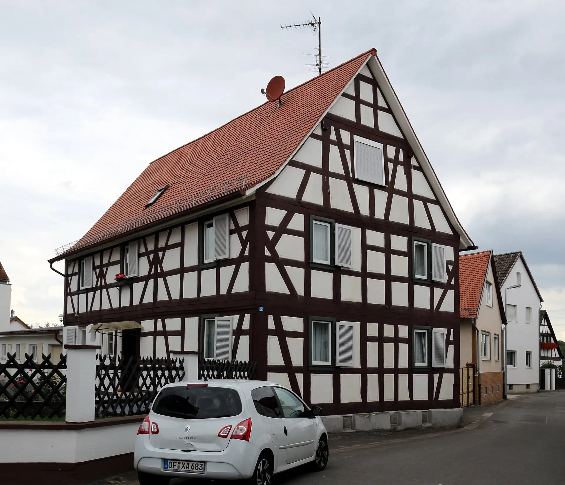 Fachwerkhaus Sackgasse 2-4 in Messel