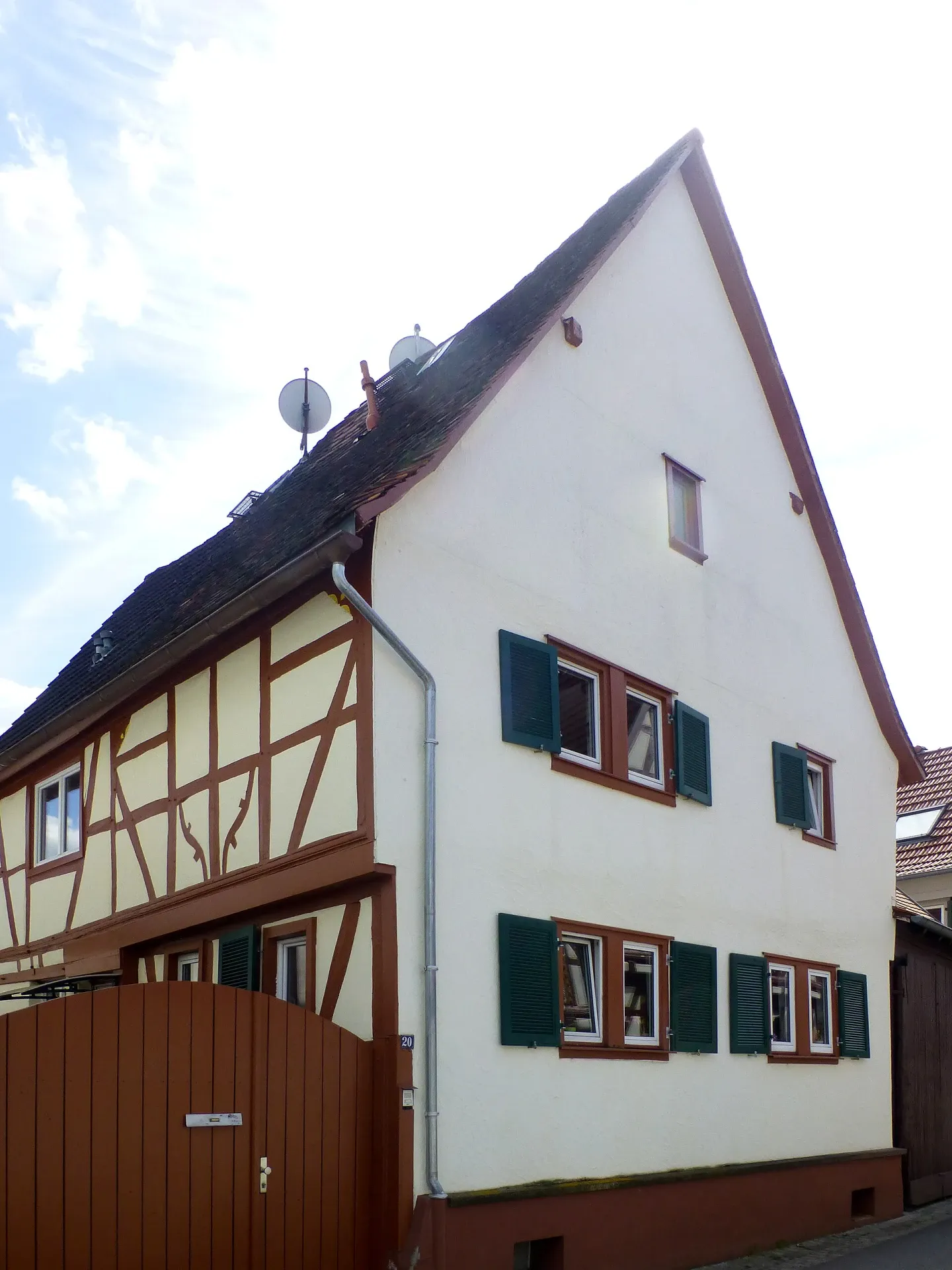 Wohnhaus in der Sackgasse 20 in Babenhausen