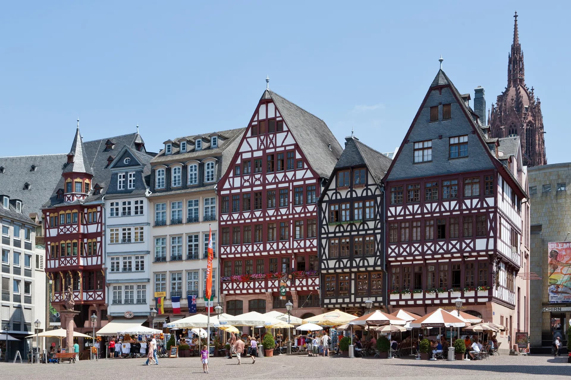 Samstagsberg von Südwesten in der Frankfurter Altstadt