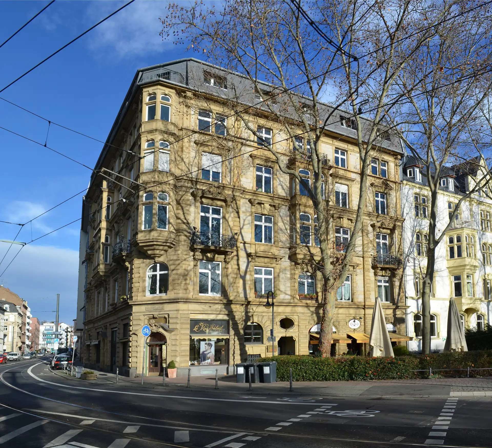Scheffeleck an der Eckenheimer Landstraße im Frankfurter Nordend