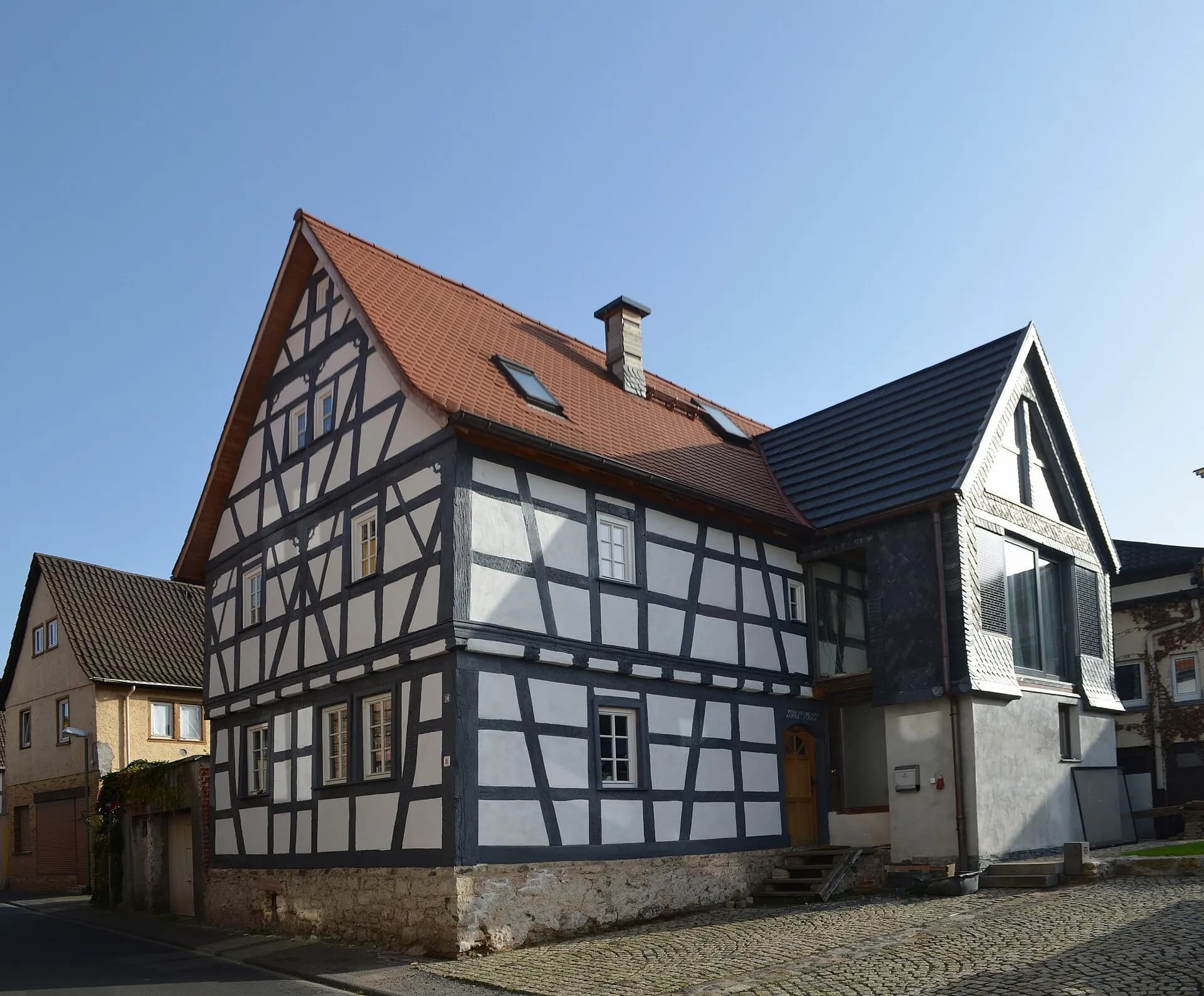 Fachwerkhaus in der Schifferstraße in Offenbach-Bürgel