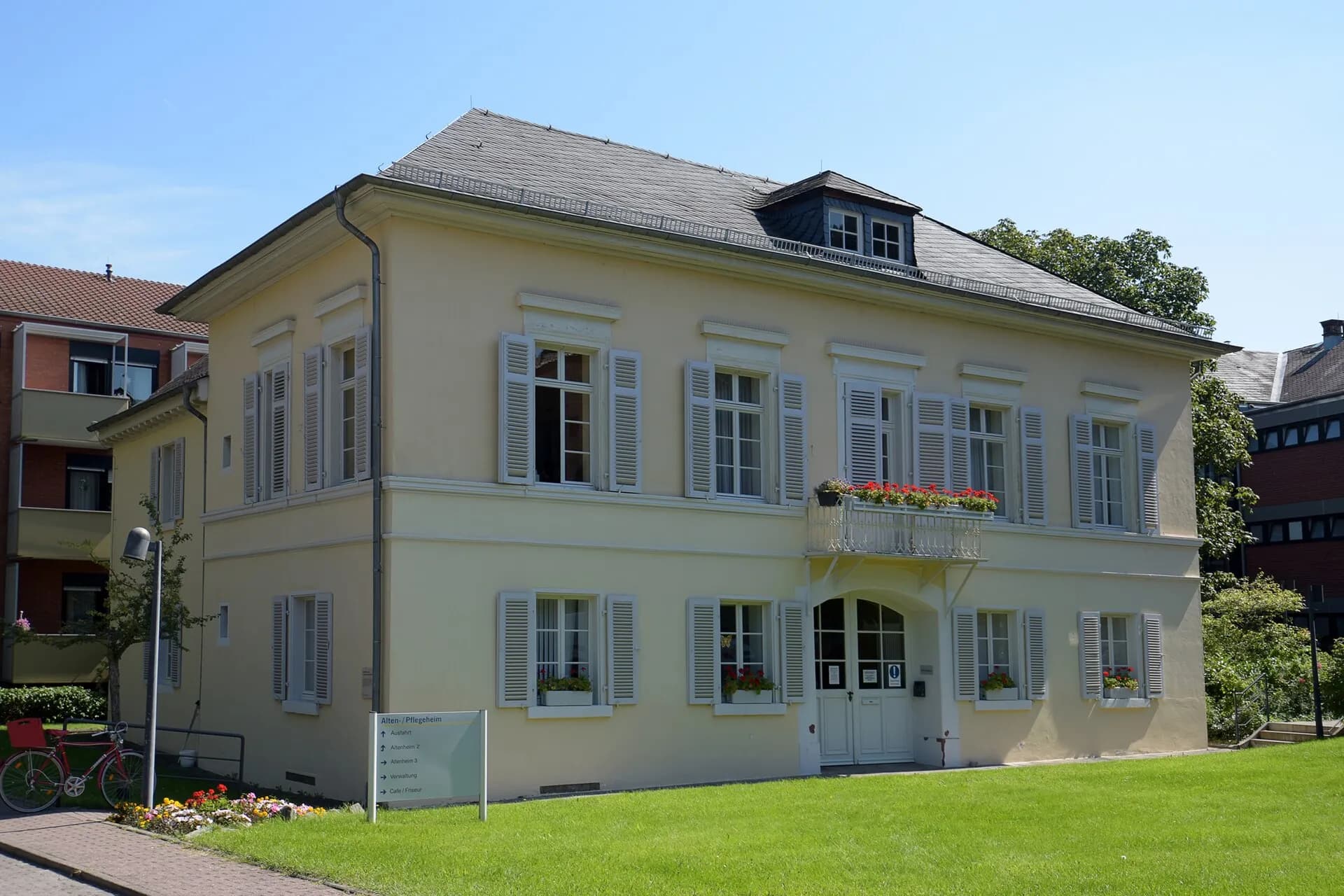 Schlößchen an der Emilstraße in Darmstadt-Nord