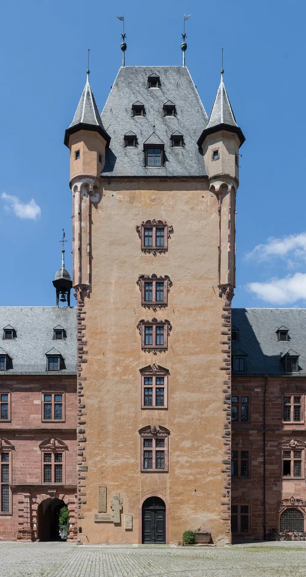 Donjon von Schloss Johannisburg in Aschaffenburg