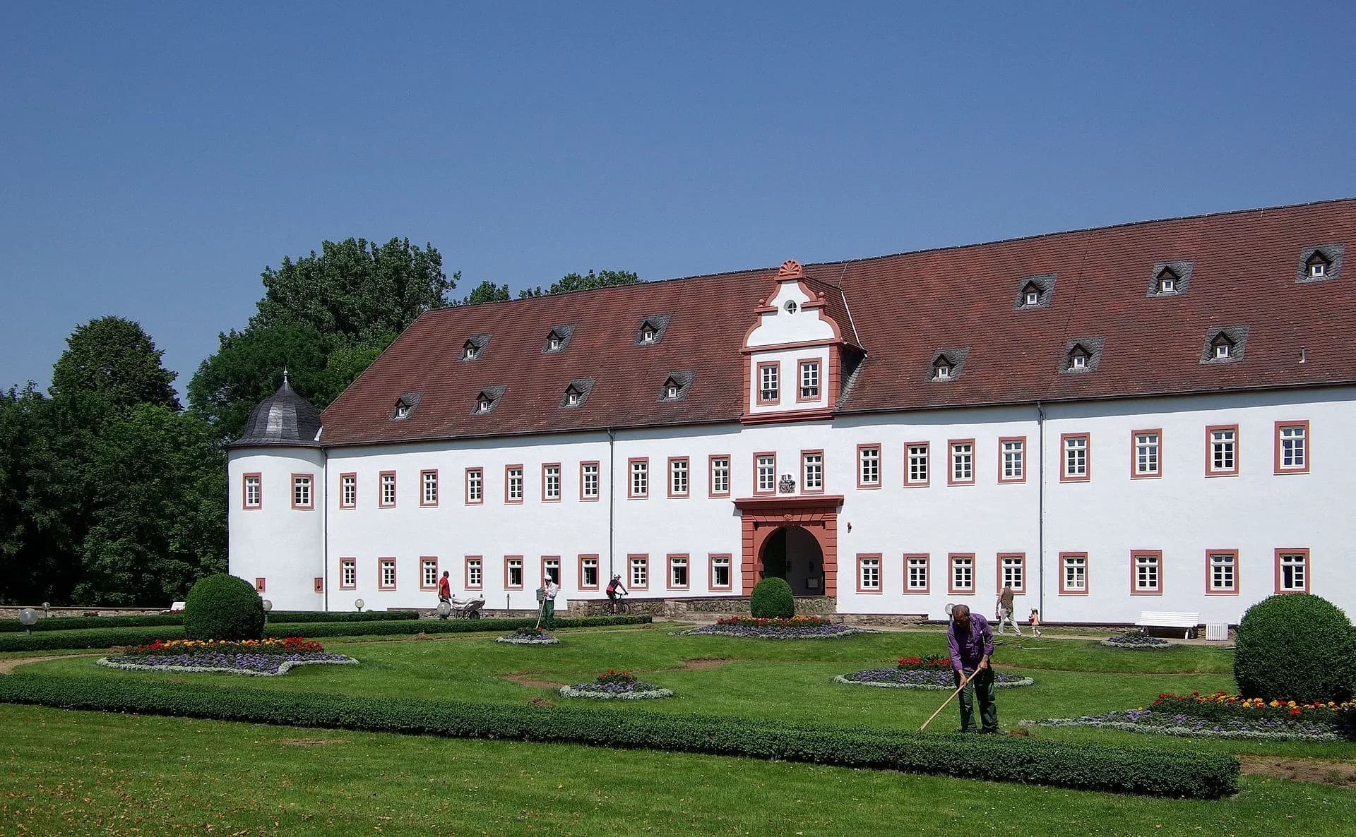 Gartenanlage am Schloss Schönborn in Heusenstamm