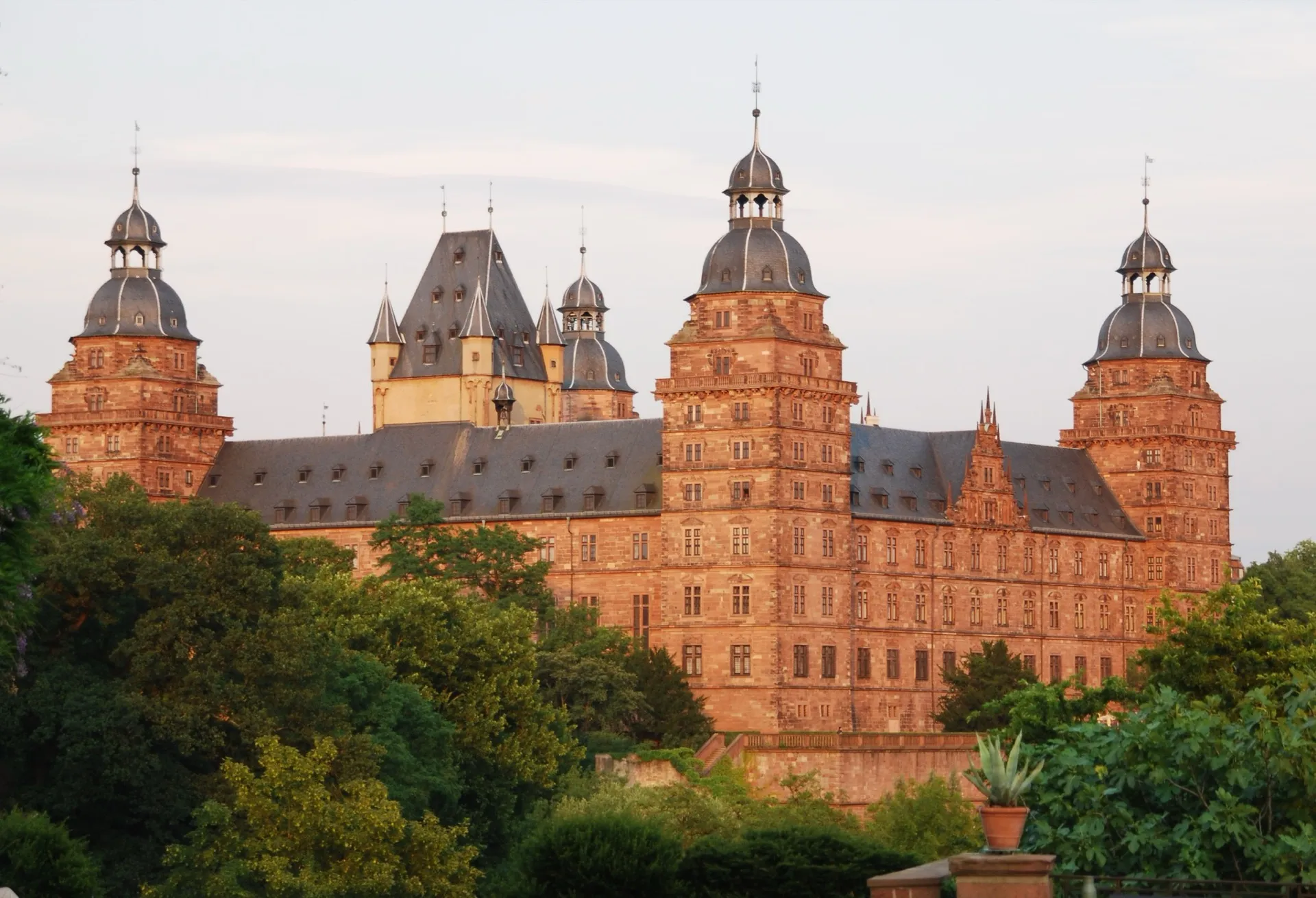 Schloss Johannisburg in Aschaffenburg am Main