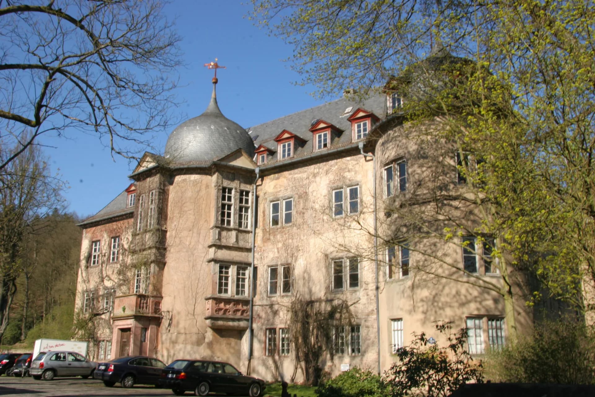 Schloss Wächtersbach von der Parkseite