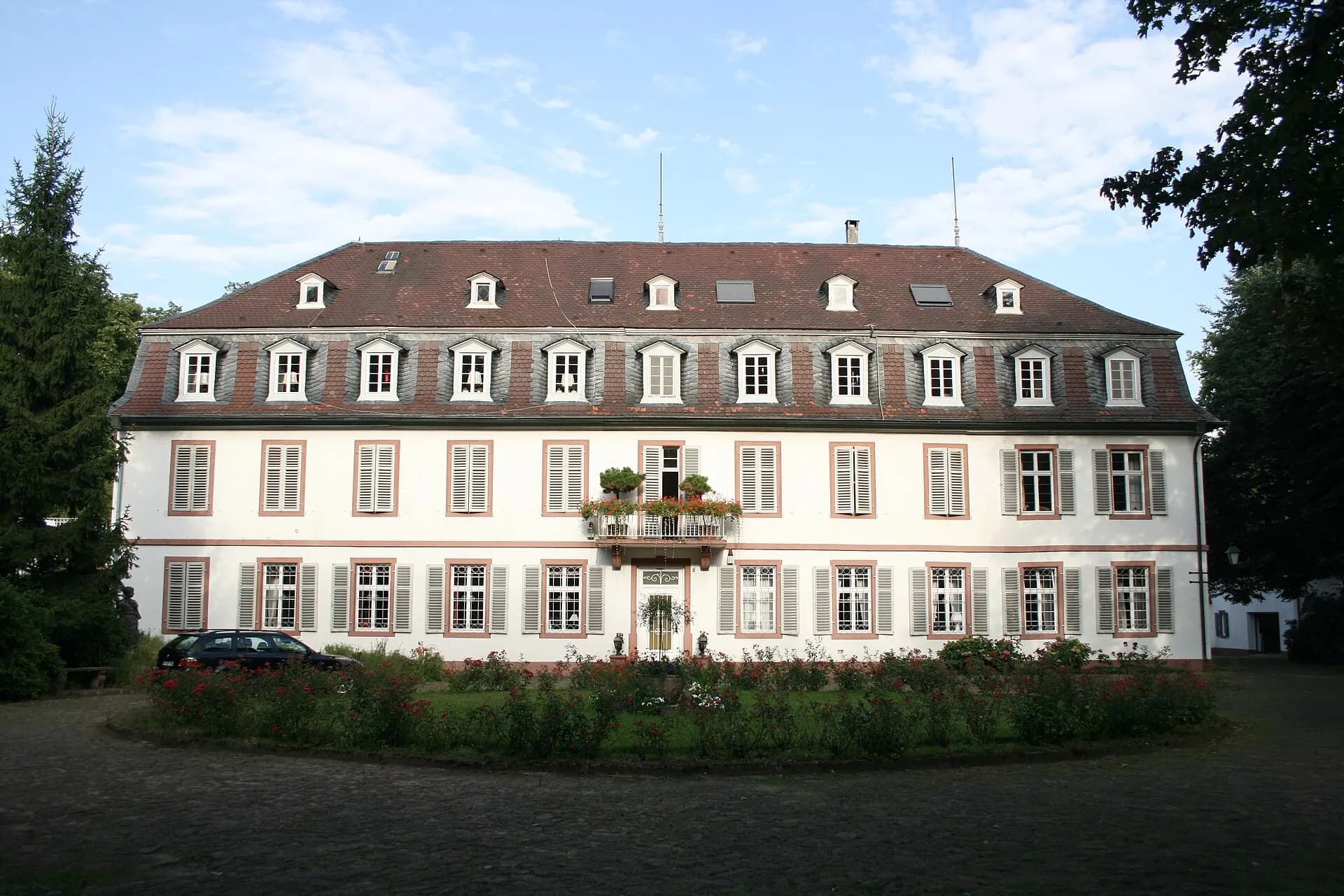 Parkseite von Schloss Philippseich bei Dreieich-Götzenhain